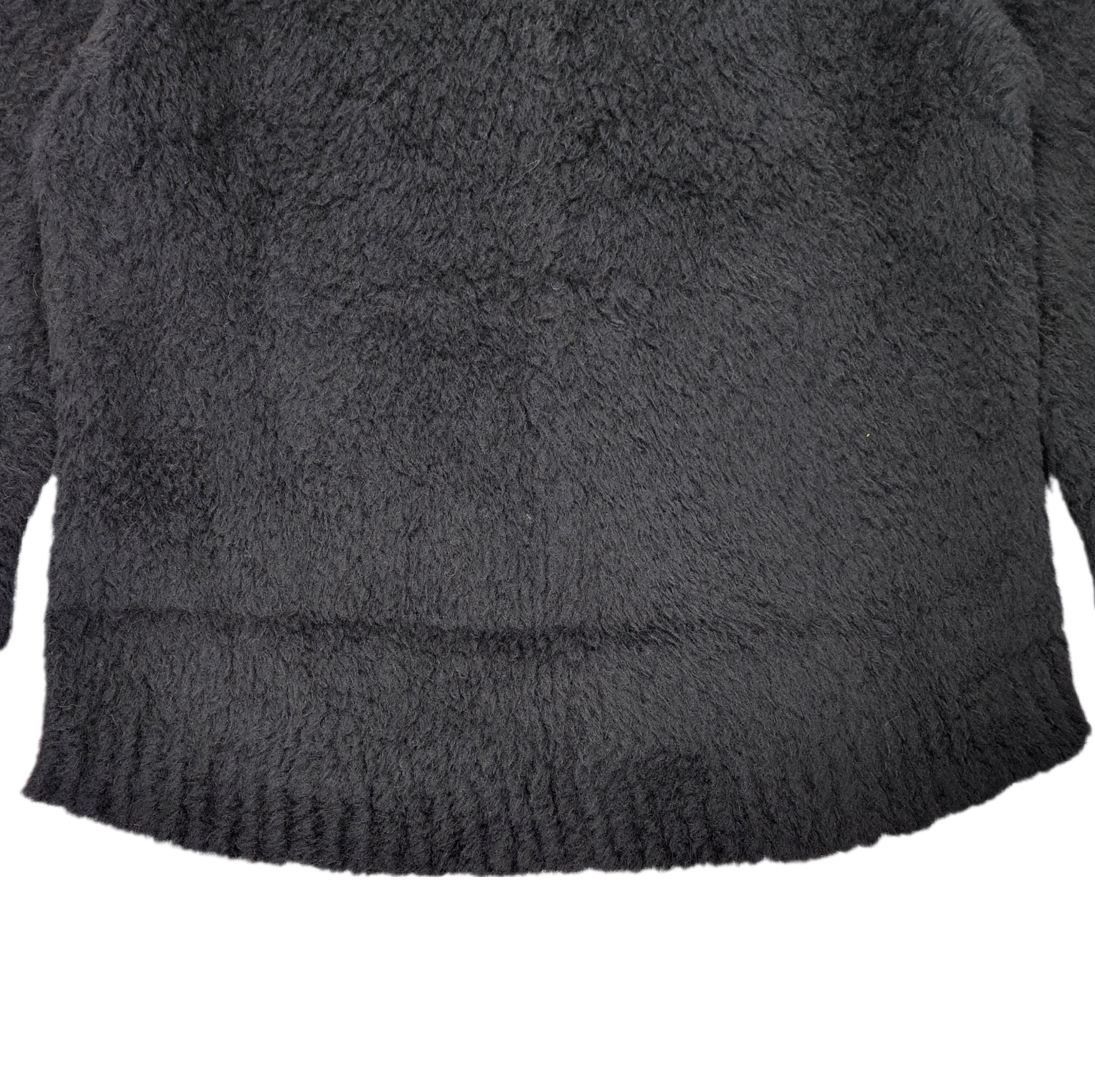 ALMOSTBLACK-BOA 3D CRW NECK KNIT-NOWALL