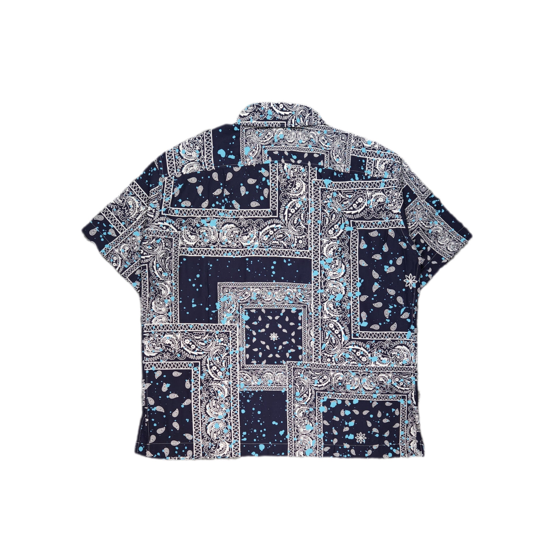 destin-MALIBU TEXAS BANDANA PATCH DRIPPING SHIRT-NOWALL