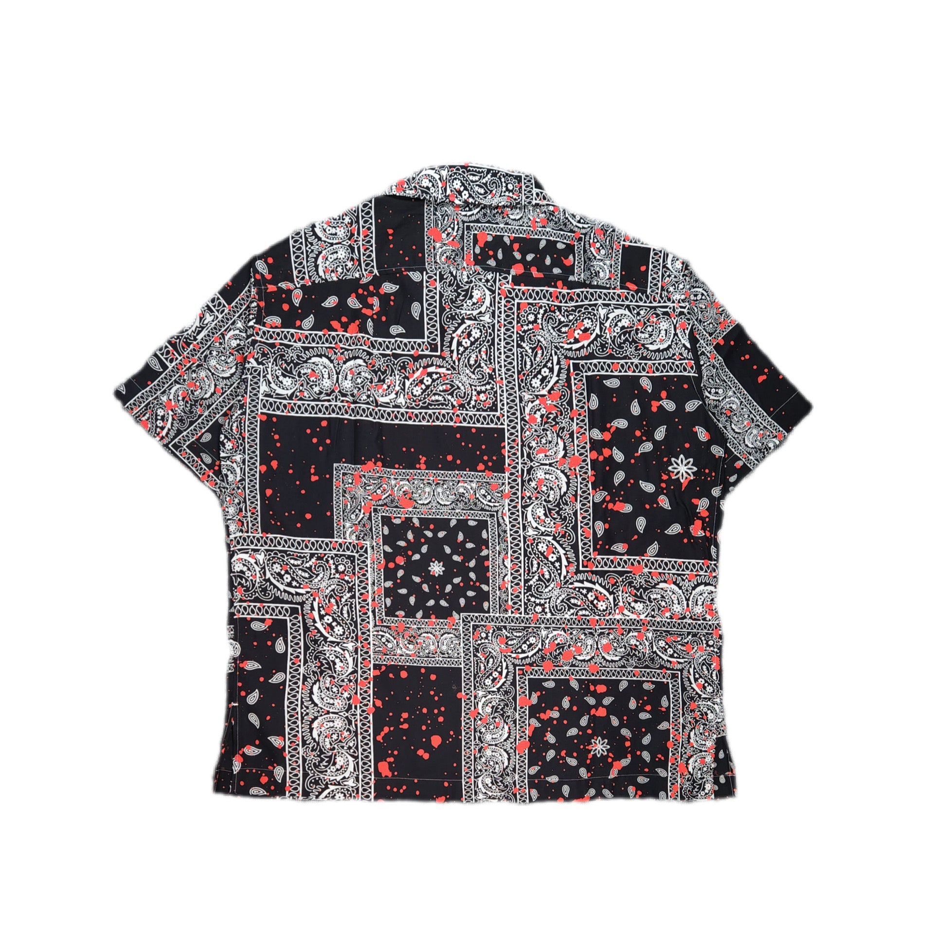 destin-MALIBU TEXAS BANDANA PATCH DRIPPING SHIRT-NOWALL