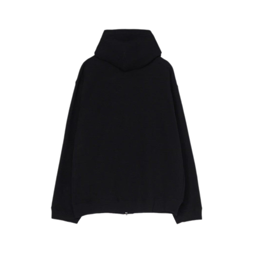 Yohji Yamamoto POUR HOMME-HIGHLAND JERSEY FRONT OPEN HOODIE-NOWALL