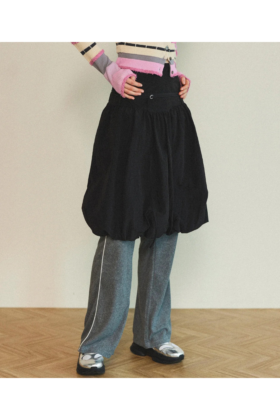 MAISON SPECIAL-Ballon Silhouette Skirt-NOWALL