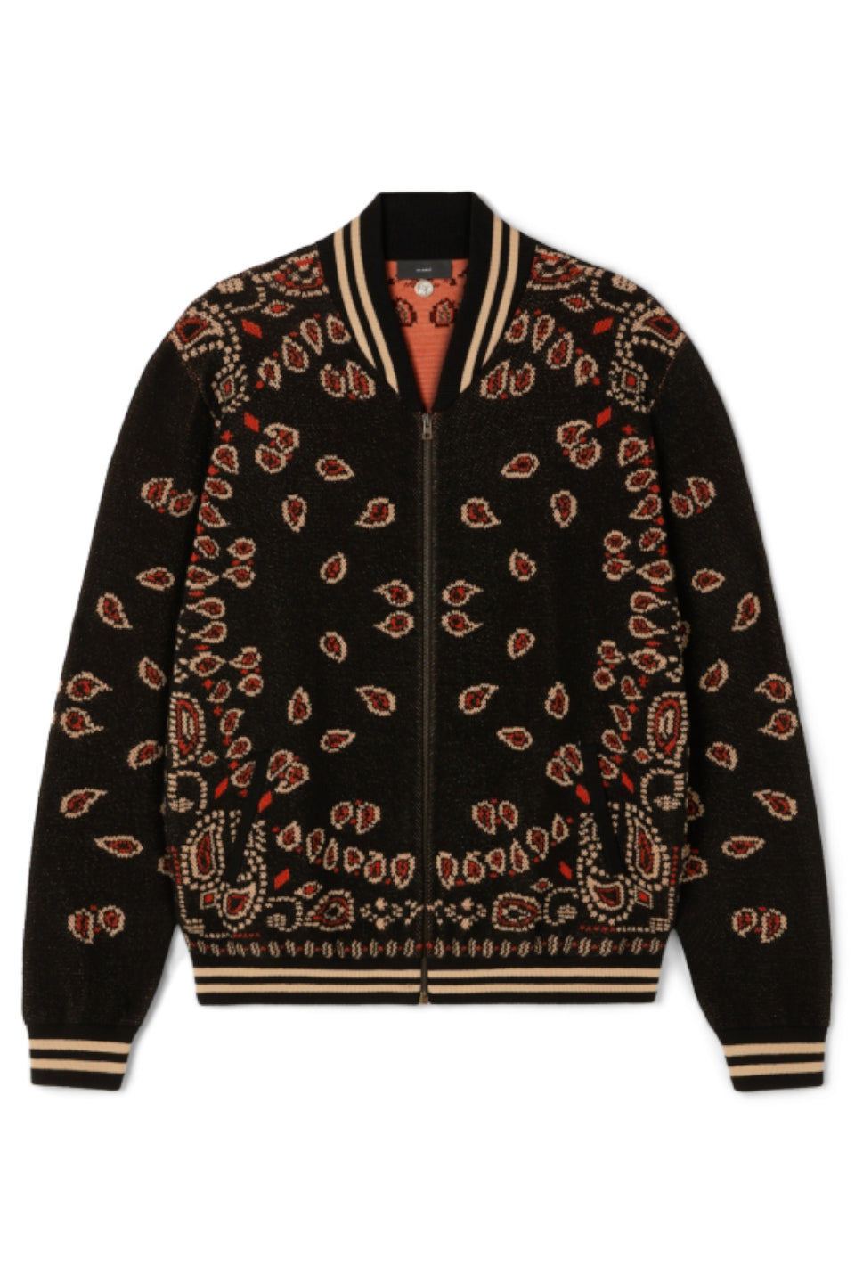 ALANUI-Bandana Piquet Jacquard Bomber Jacket-NOWALL