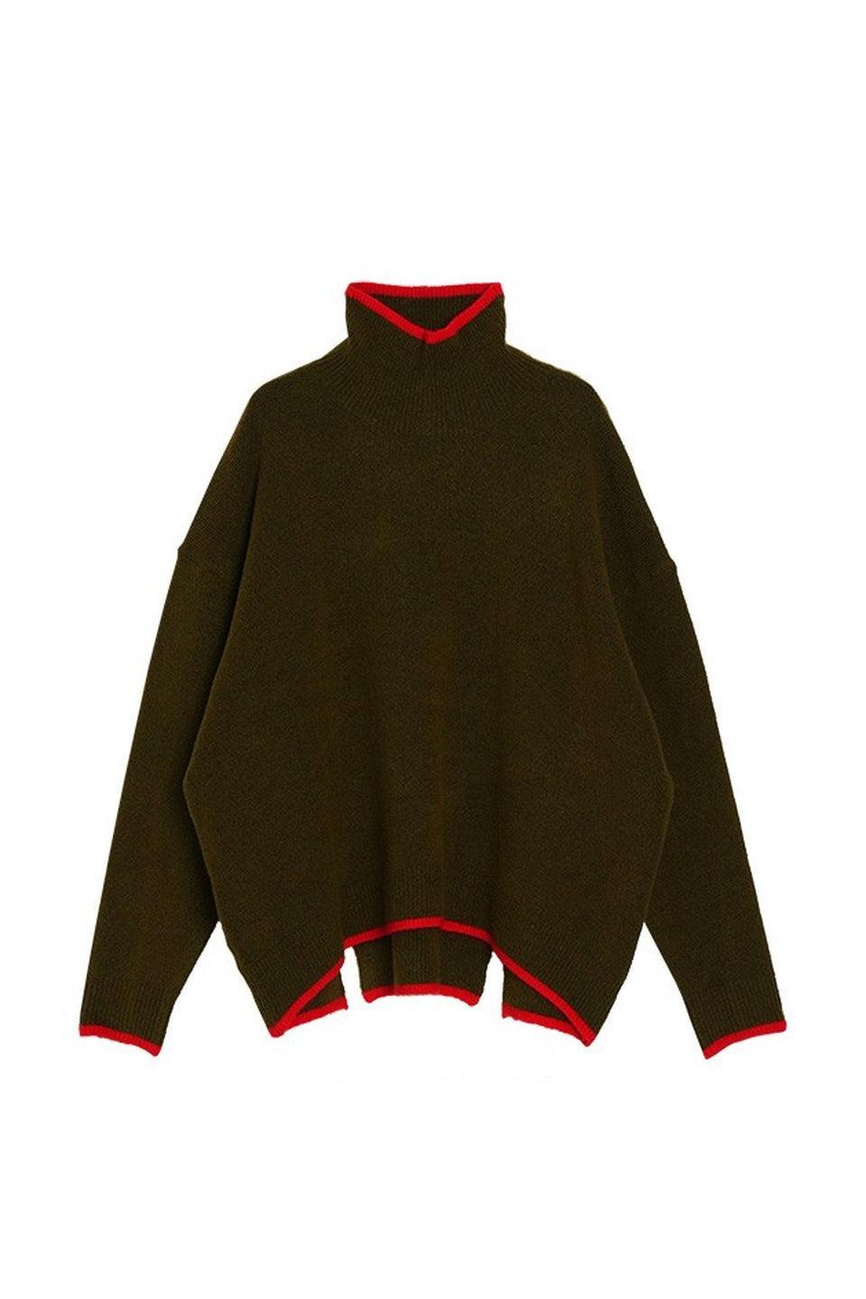 MICALLE MICALLE-Bi-Color Sweater-NOWALL