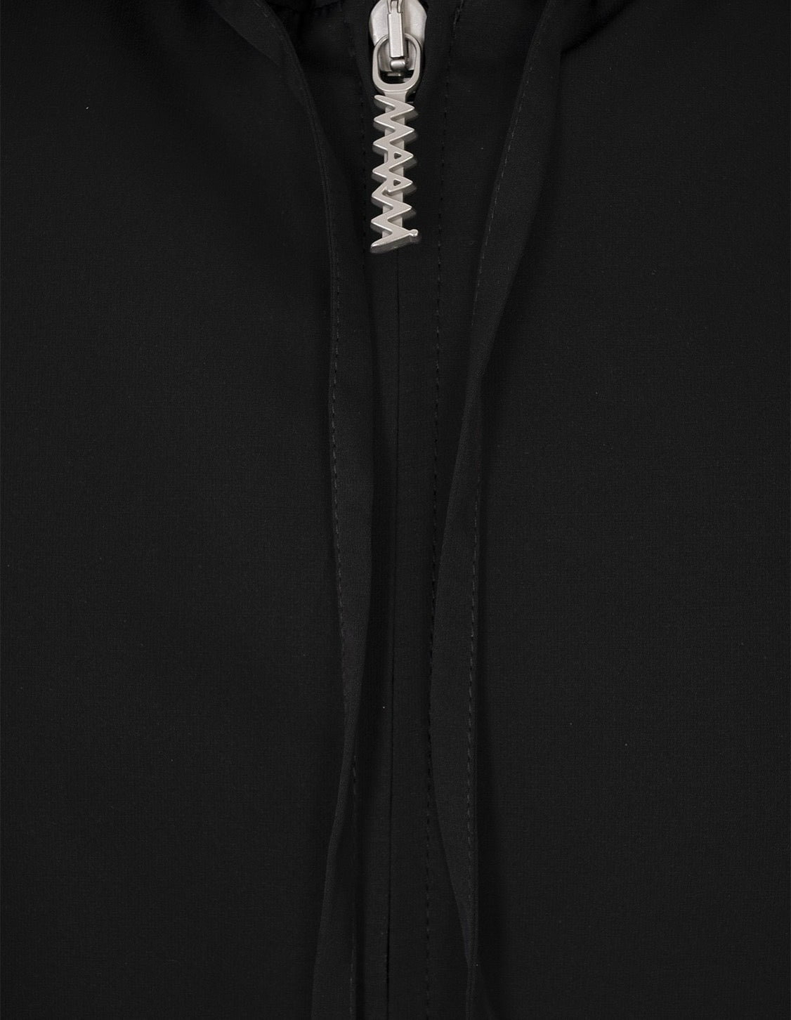 MARNI-Black Taffeta Jacket with Marni Mending-NOWALL