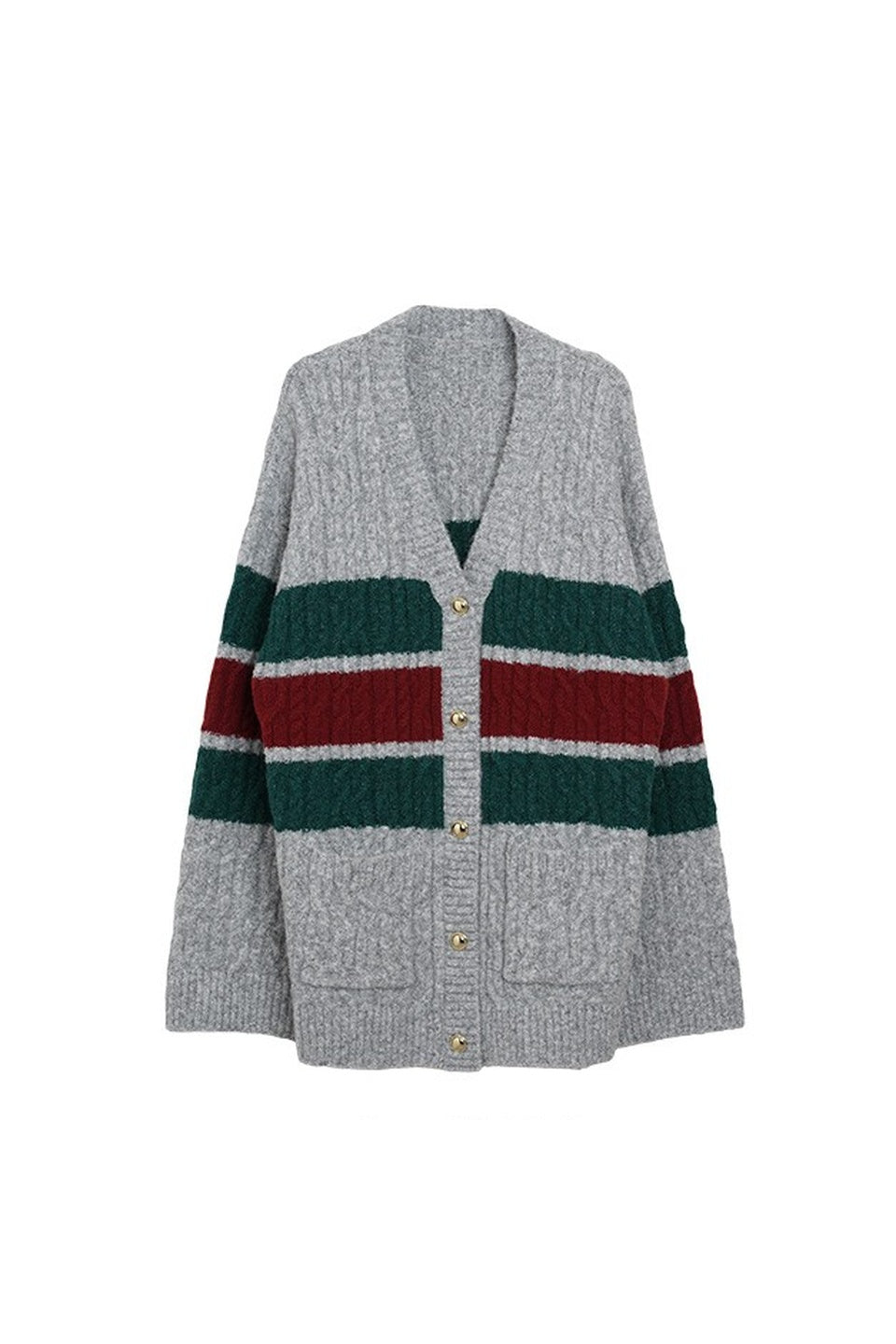 MICALLE MICALLE-Border Cardigan-NOWALL