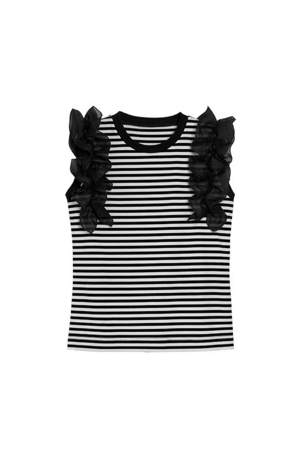 MICALLE MICALLE-Border Tank Top-NOWALL