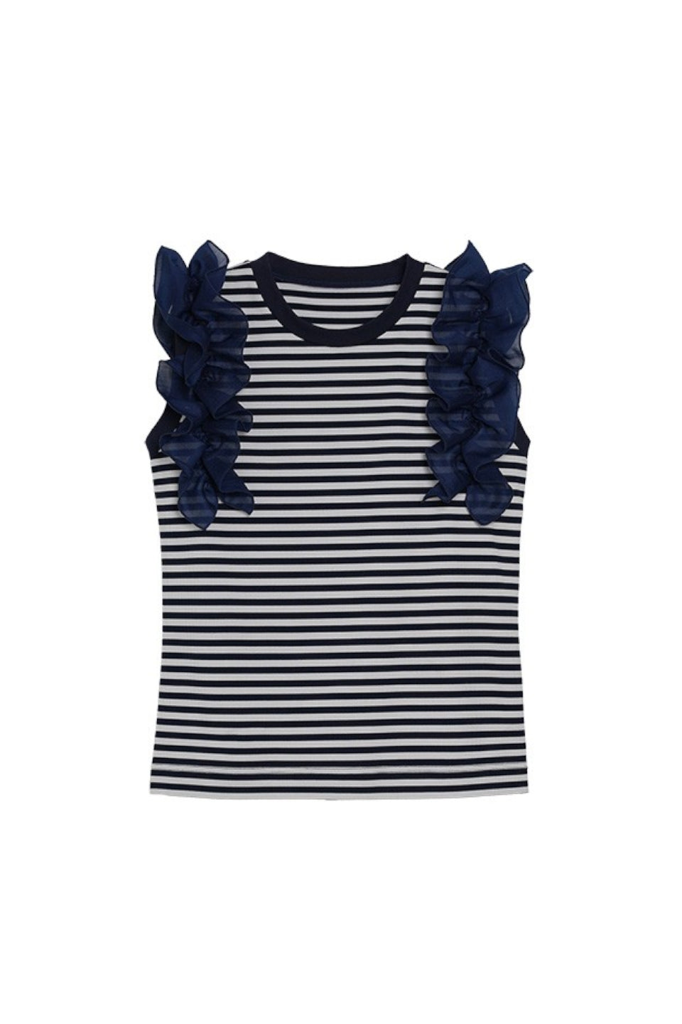 MICALLE MICALLE-Border Tank Top-NOWALL