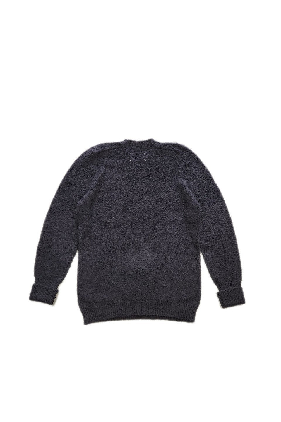 Maison Margiela-COTTON NYLON PILE CREW NECK KNIT-NOWALL