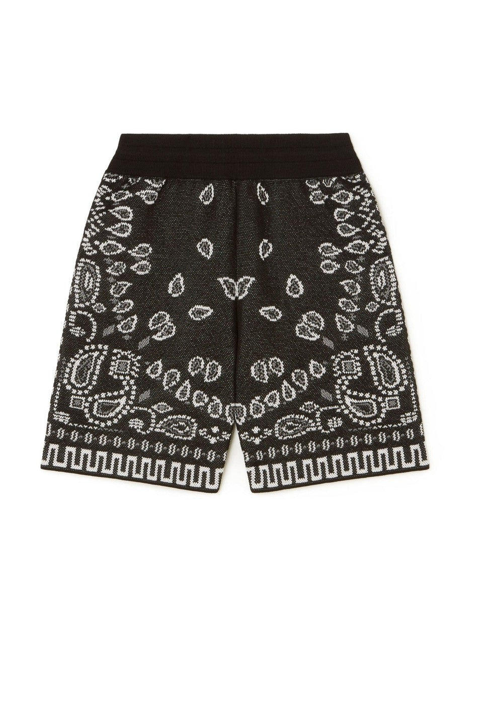 ALANUI-COTTON PIQUET BANDANA SHORTS-NOWALL