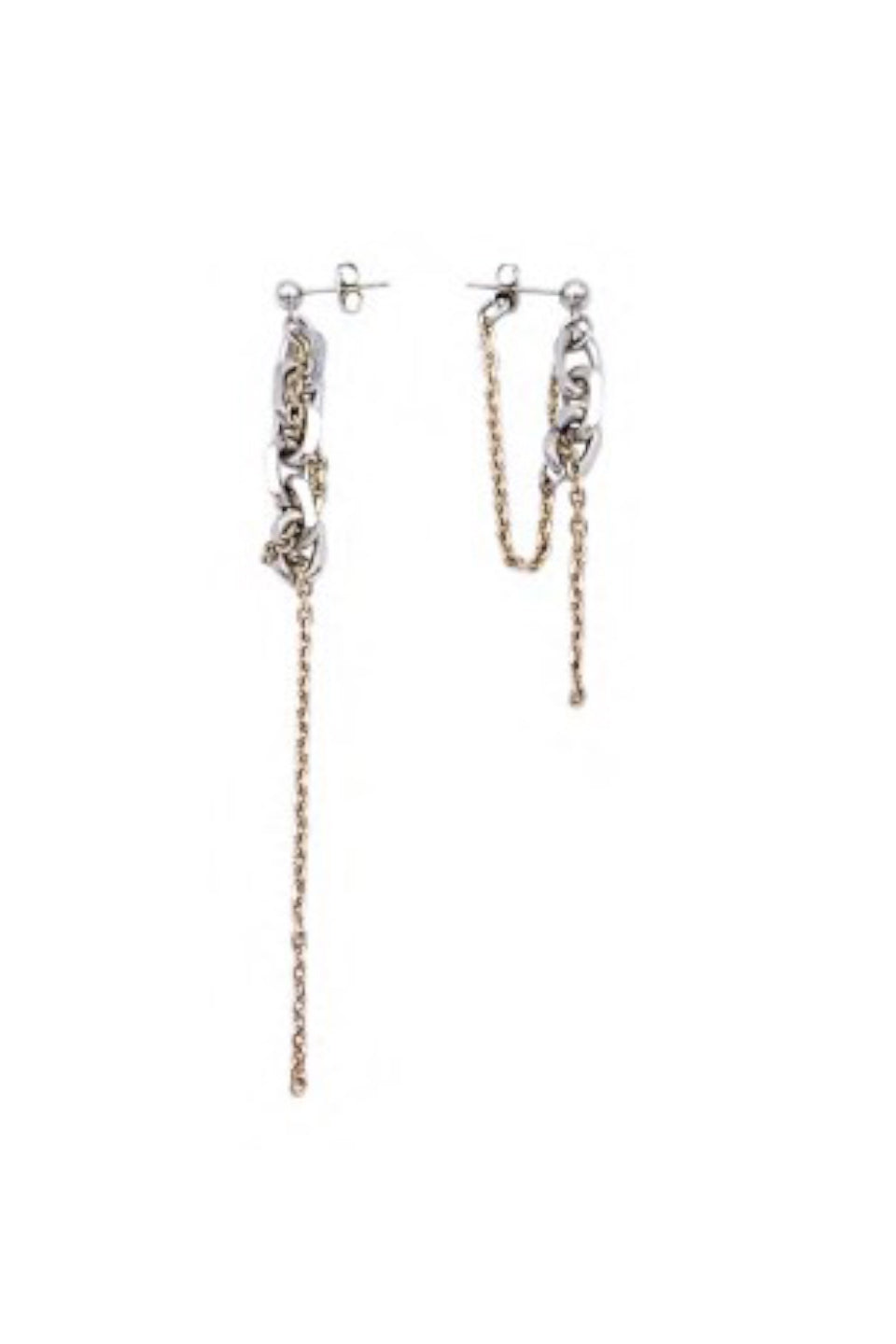 JUSTINE CLENQUET-Chain Earrings-NOWALL