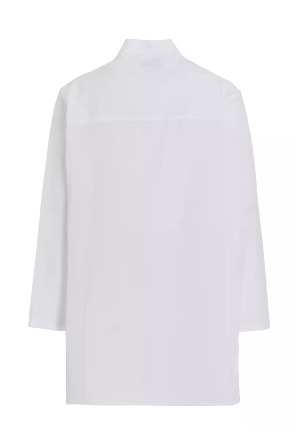 Yohji Yamamoto POUR HOMME-Chain Stitch Broad Mandarin Collar Blouse-NOWALL