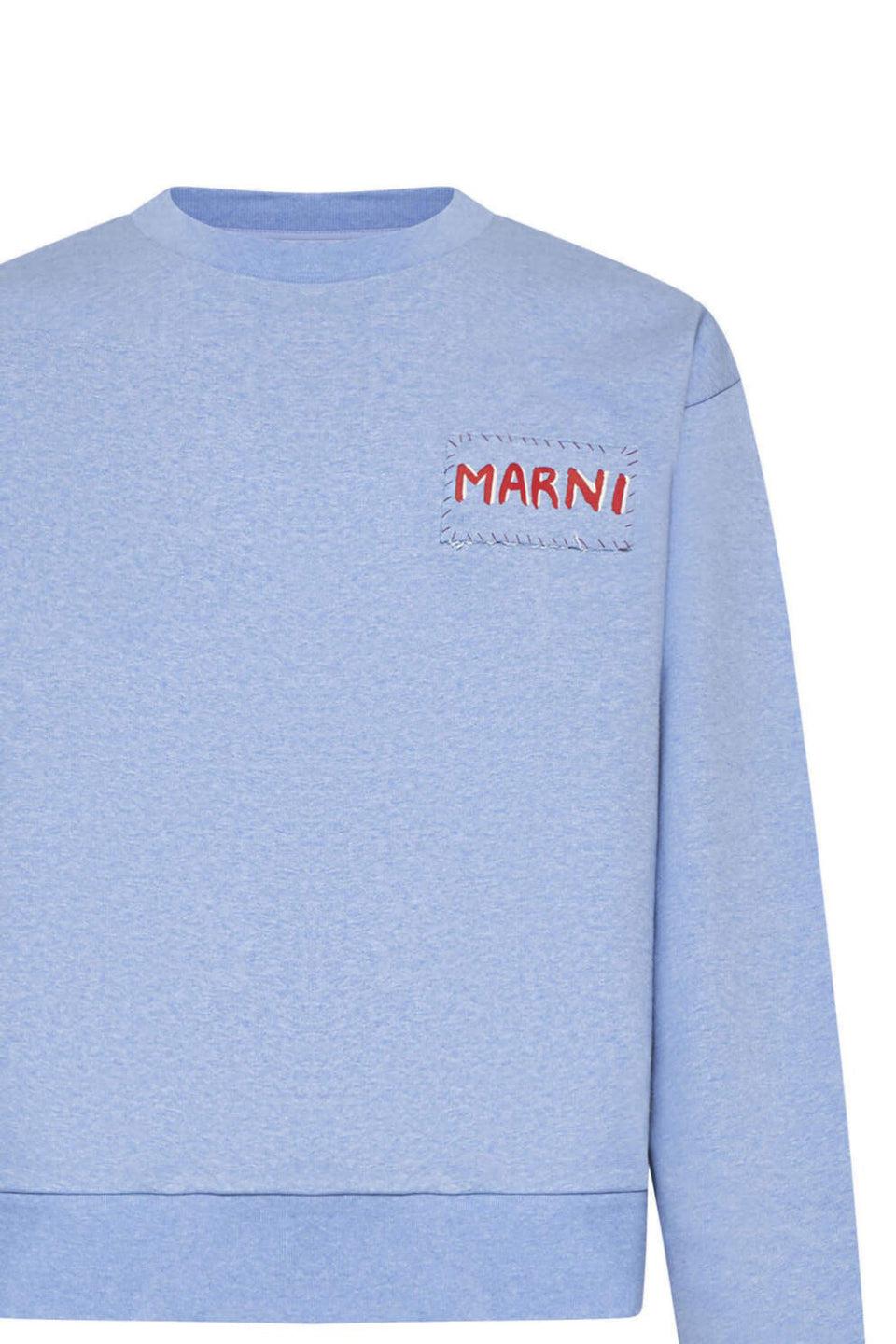 MARNI-Chest Logo Crew Neck Sweat-NOWALL