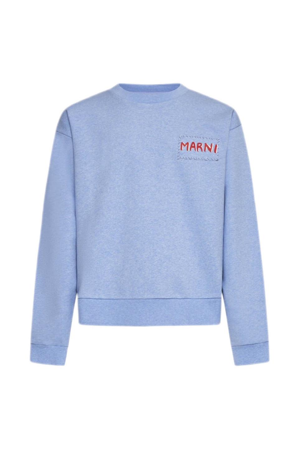 MARNI-Chest Logo Crew Neck Sweat-NOWALL