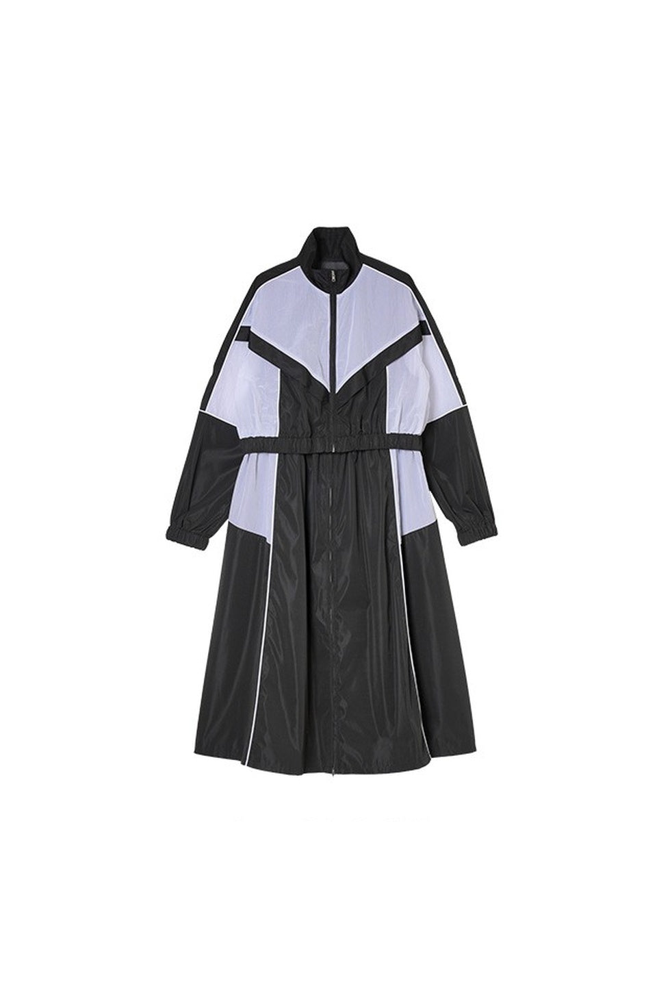 MICALLE MICALLE-Color Block Zip Dress-NOWALL