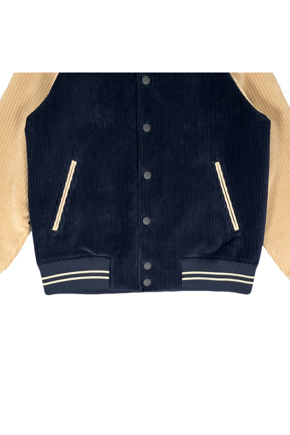 CIRCOLO-Corduroy Blouson Stadium Jumper-NOWALL