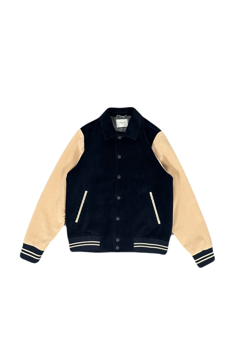 CIRCOLO-Corduroy Blouson Stadium Jumper-NOWALL