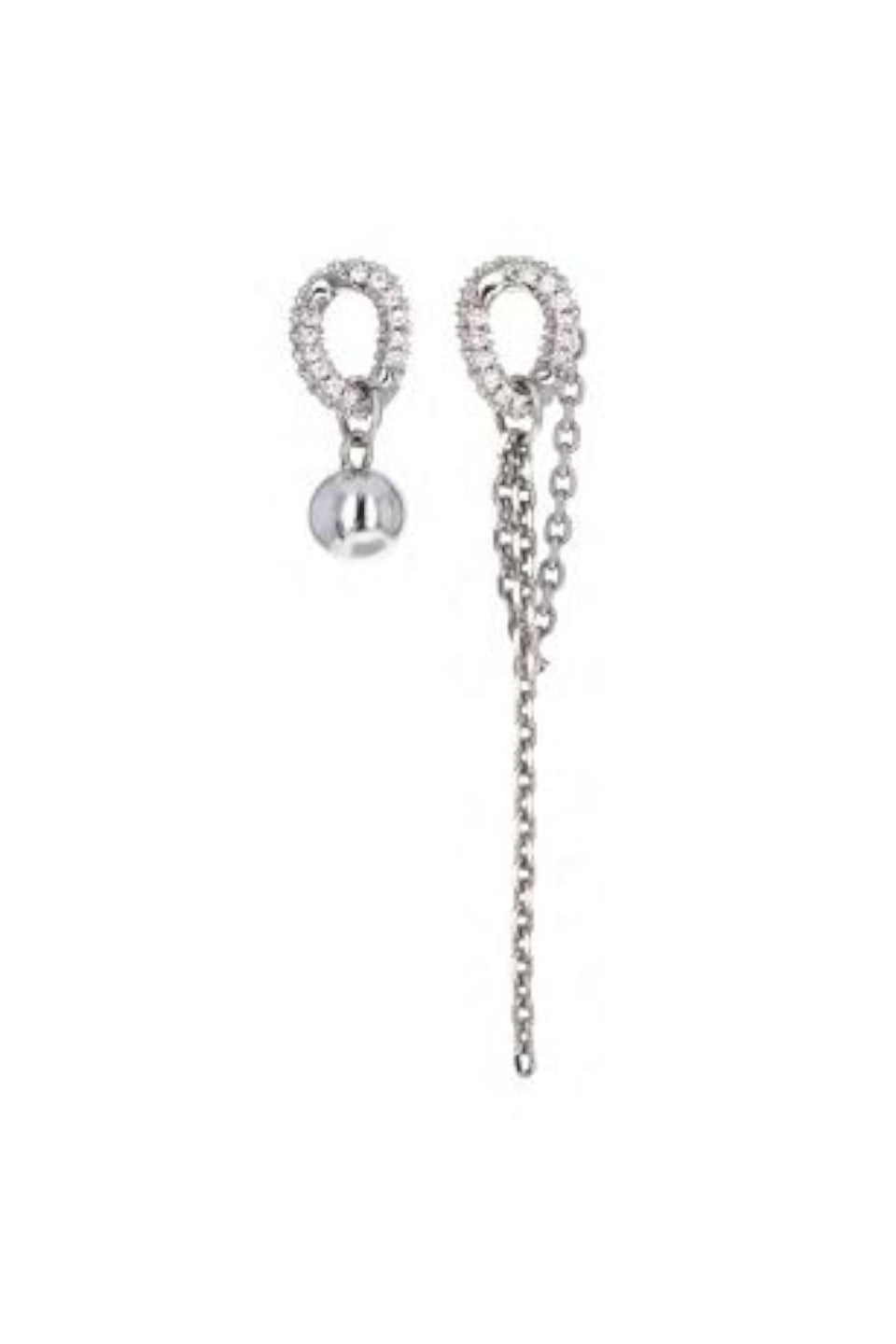 JUSTINE CLENQUET-Crystal Earrings-NOWALL