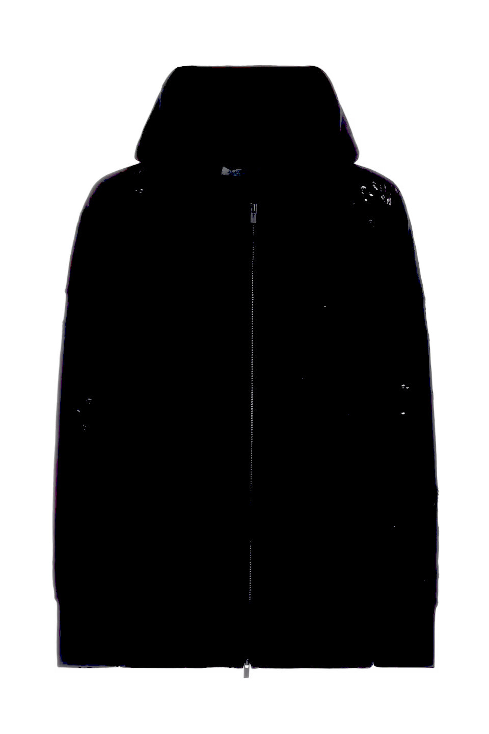 Yohji Yamamoto POUR HOMME-Damaged Linning Yoke hoodie-NOWALL