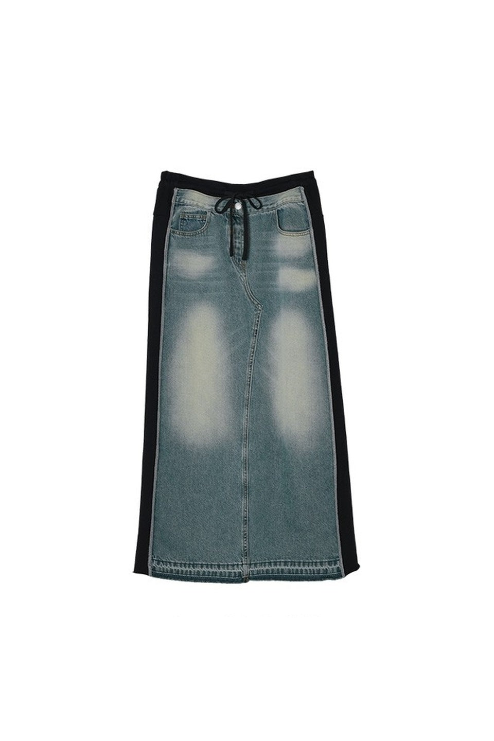 MICALLE MICALLE-Denim Sweat Skirt-NOWALL