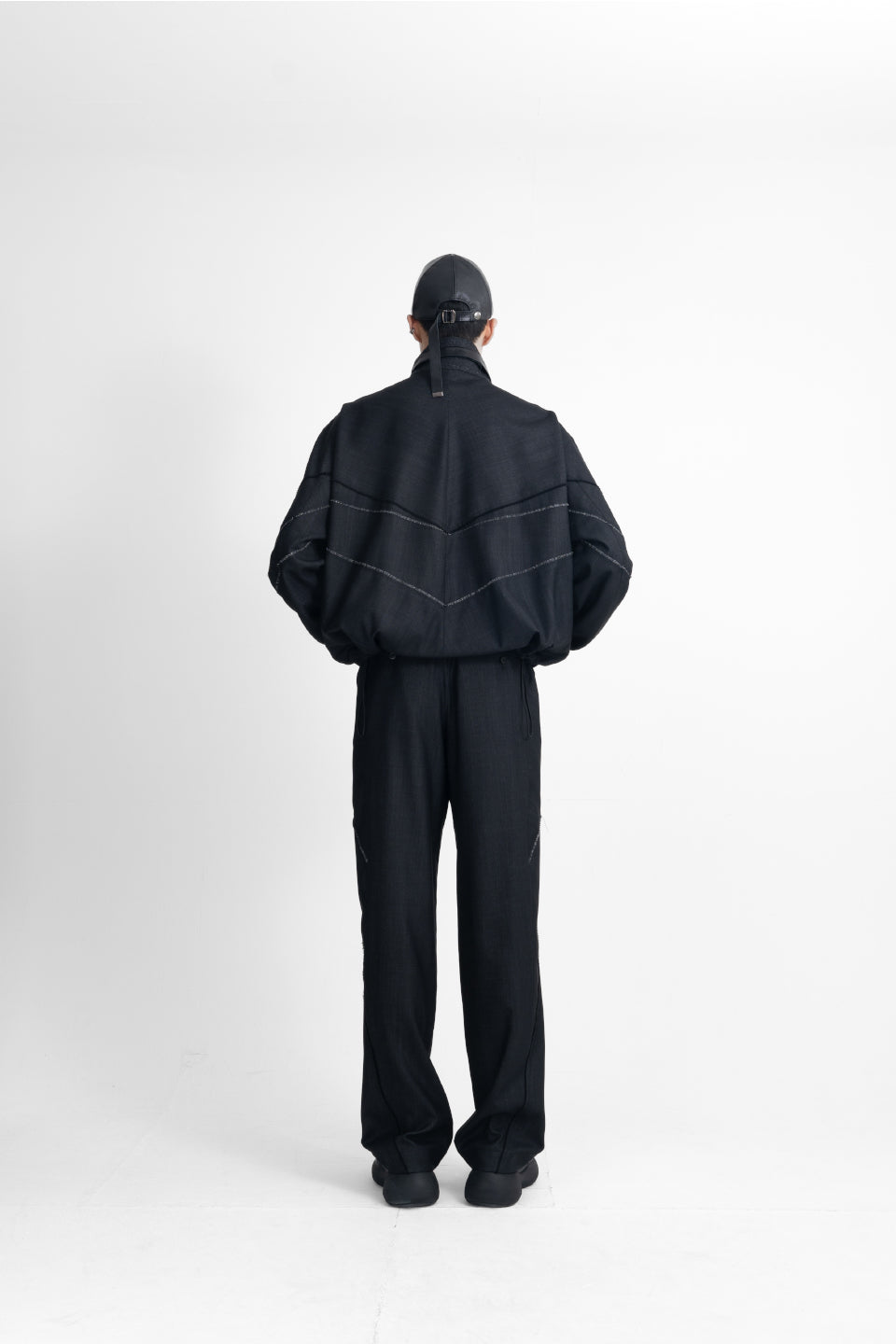 Tamme-Denim Wool Track Jacket-NOWALL