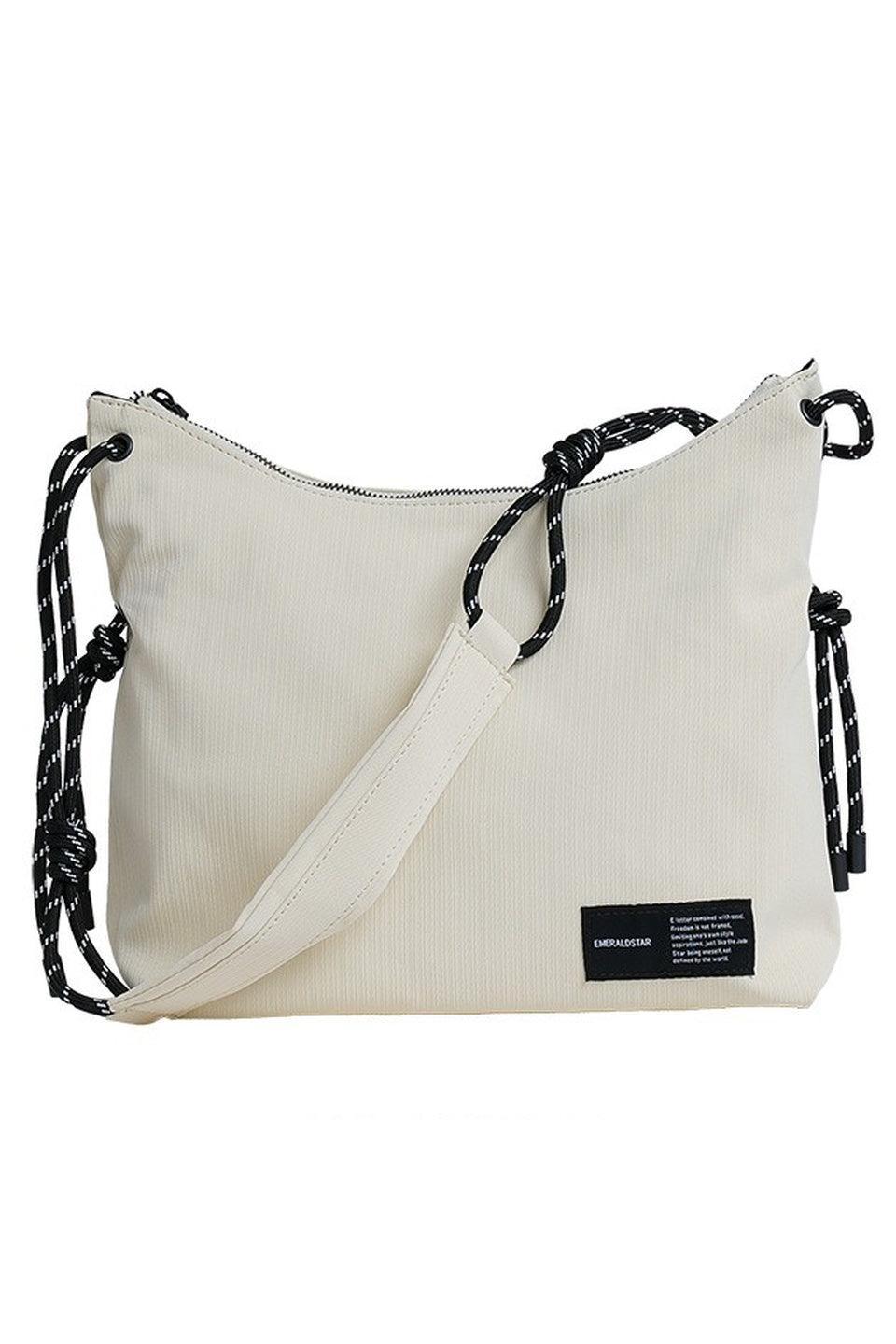 MICALLE MICALLE-Drawcord Shoulder Bag-NOWALL