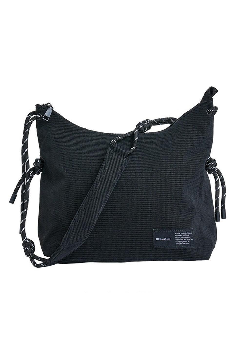 MICALLE MICALLE-Drawcord Shoulder Bag-NOWALL