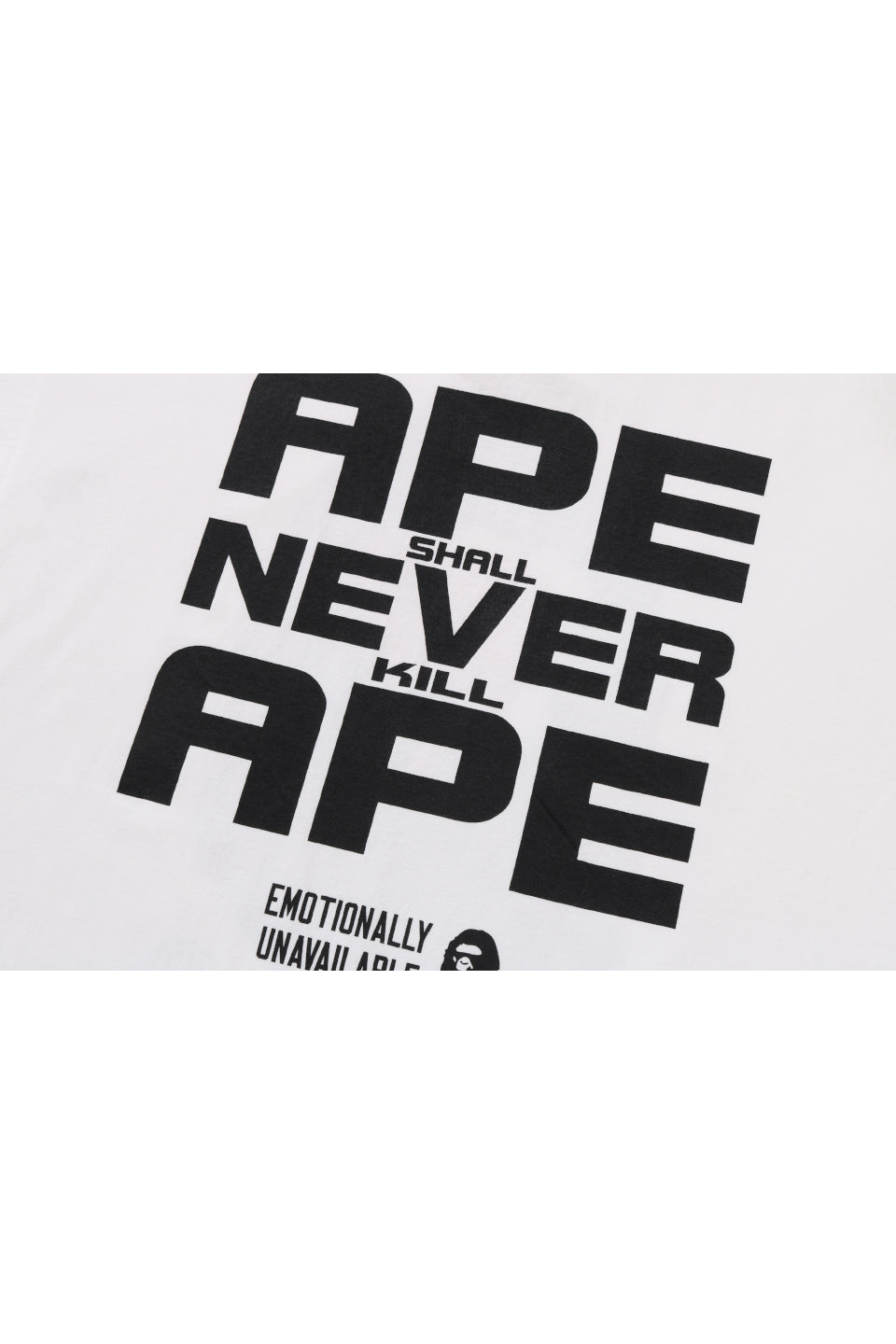 EMOTIONALLY UNAVAILABLE-EU BAPE Face SS Tee-NOWALL