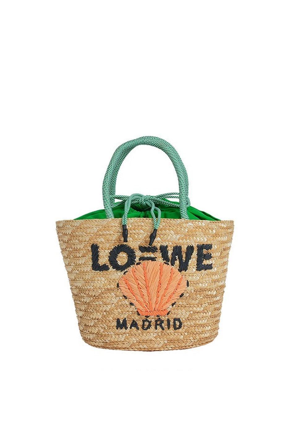 MICALLE MICALLE-Embroidered Straw Tote Bag[Small]-NOWALL