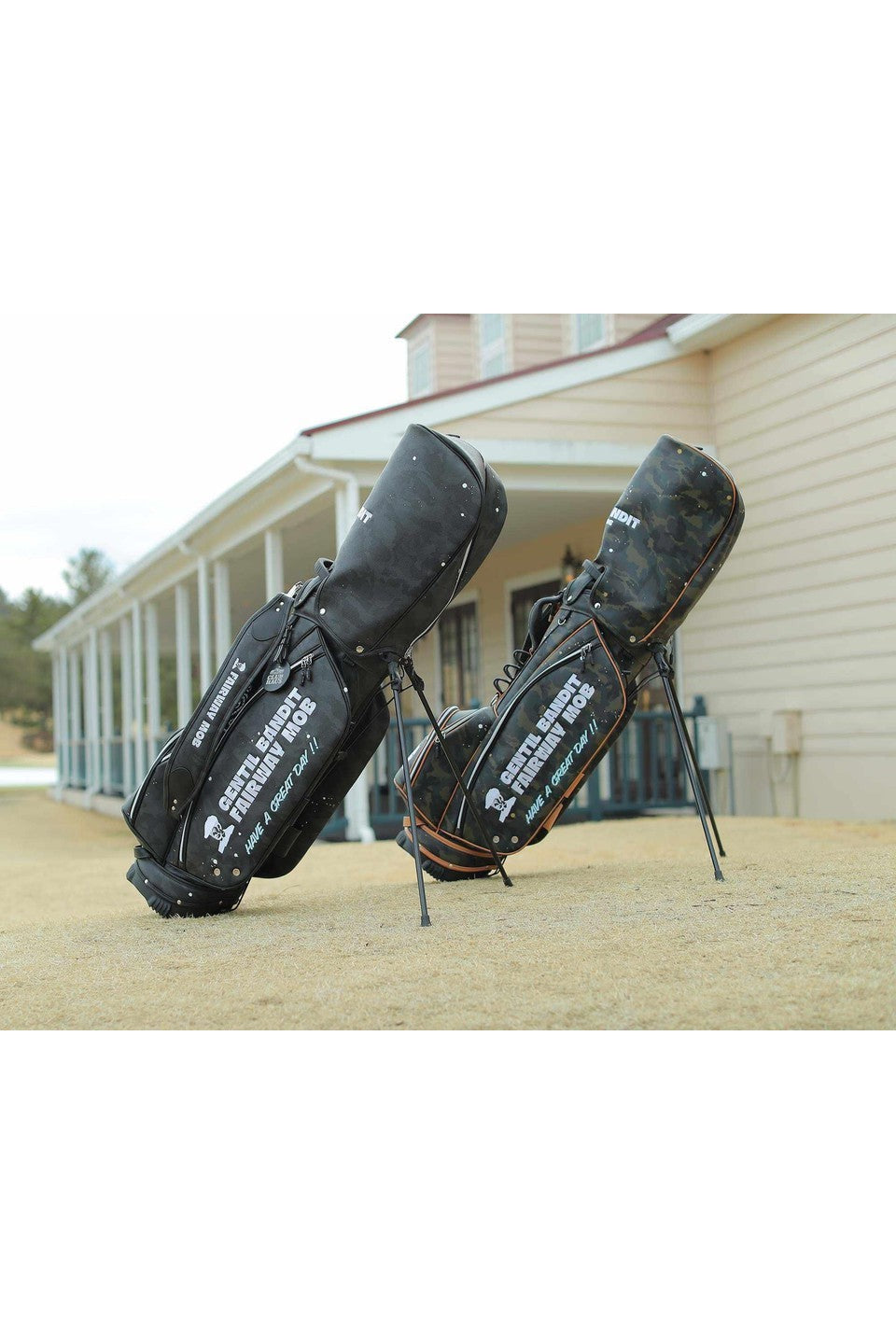 GENTIL BANDIT-FAIRWAY MOB GOLF BAG / BLACK KAMO-NOWALL