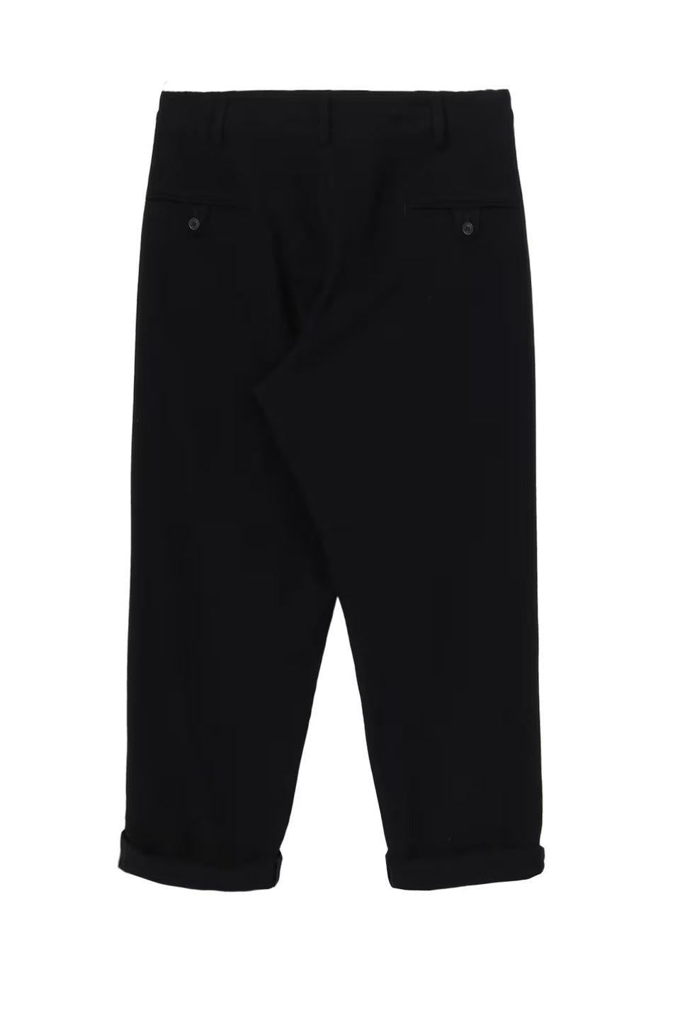 Y's for men-FLANNEL PANTS WITH TAB DETAIL-NOWALL
