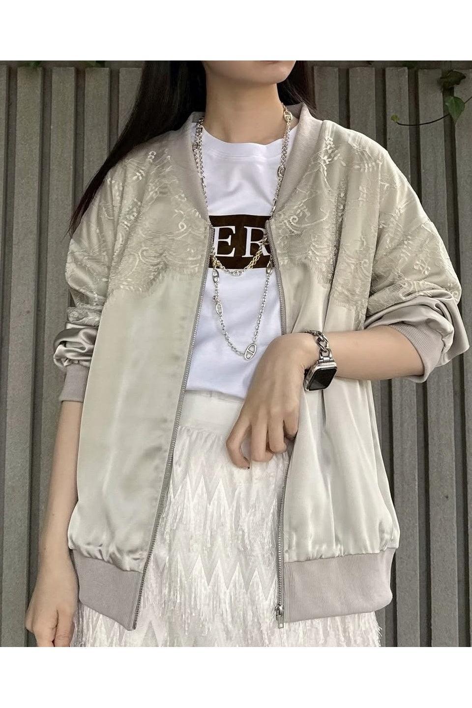 MICALLE MICALLE-Feather Tulle Long Skirt-NOWALL