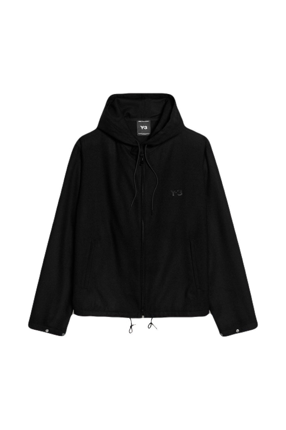 Y-3-Flannel Hood Top-NOWALL