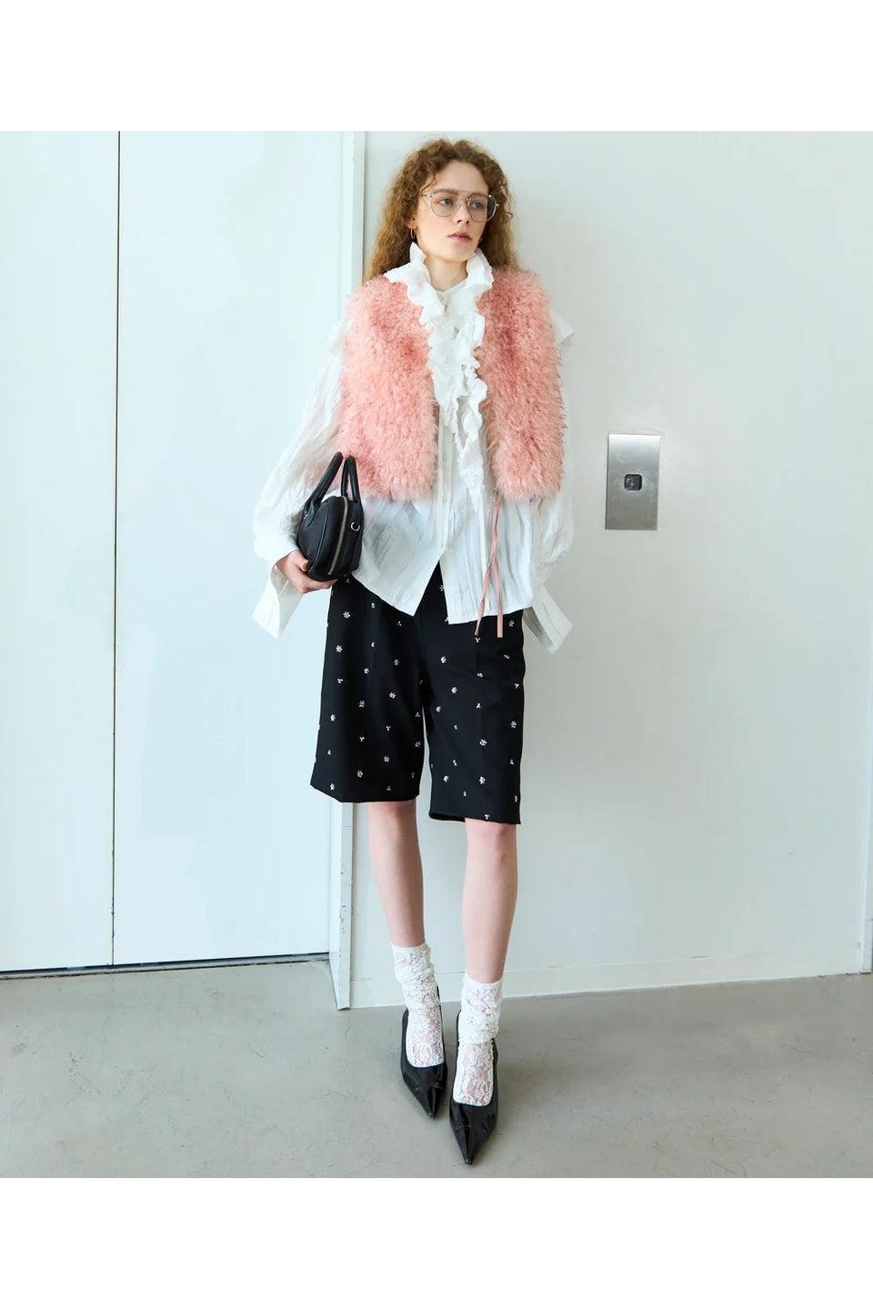 MAISON SPECIAL-Fur Vest-NOWALL