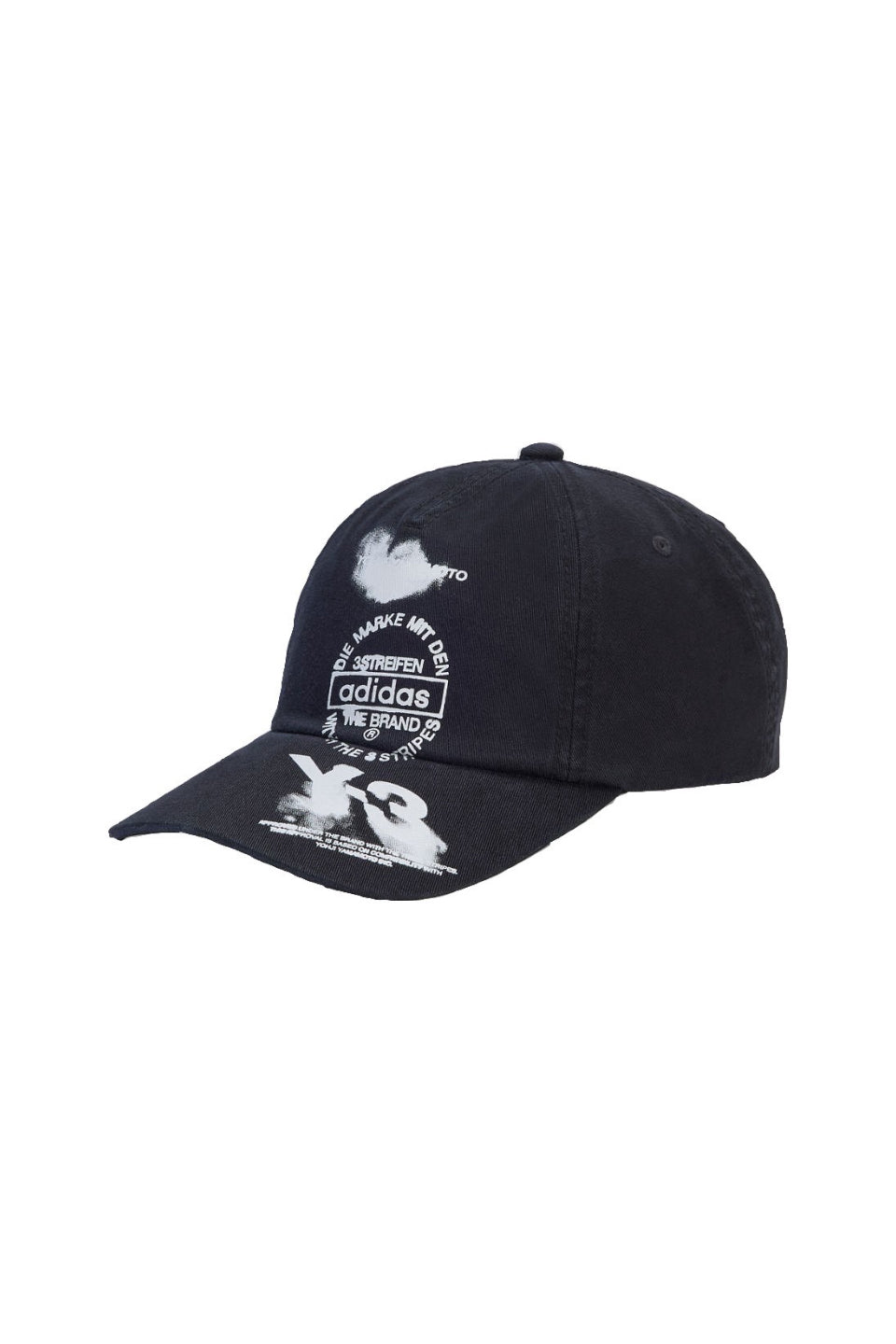 Y-3-Graphic Logo Cap-NOWALL