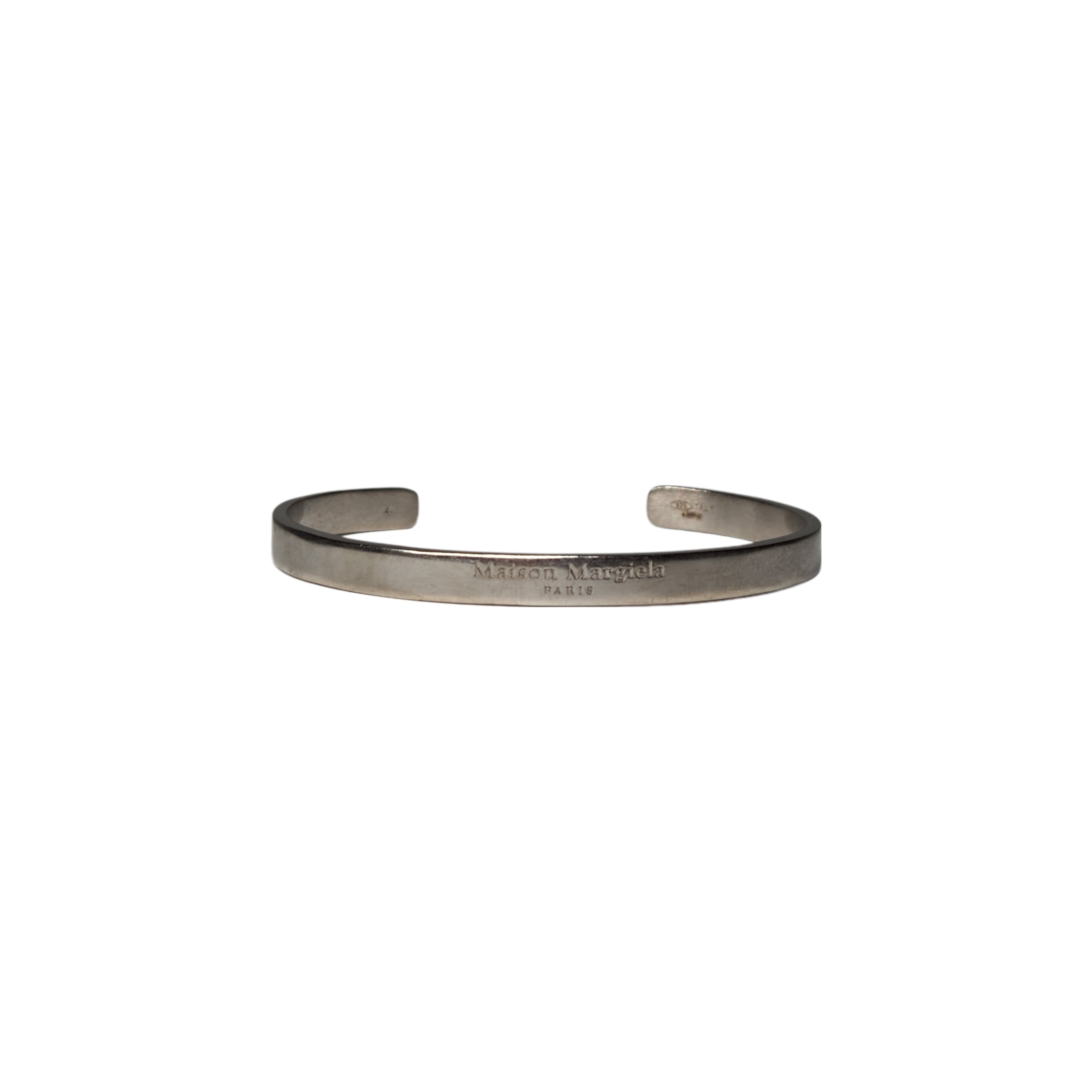 Maison Margiela-＜GENDERLESS＞SILVER LOGO BANGLE-NOWALL