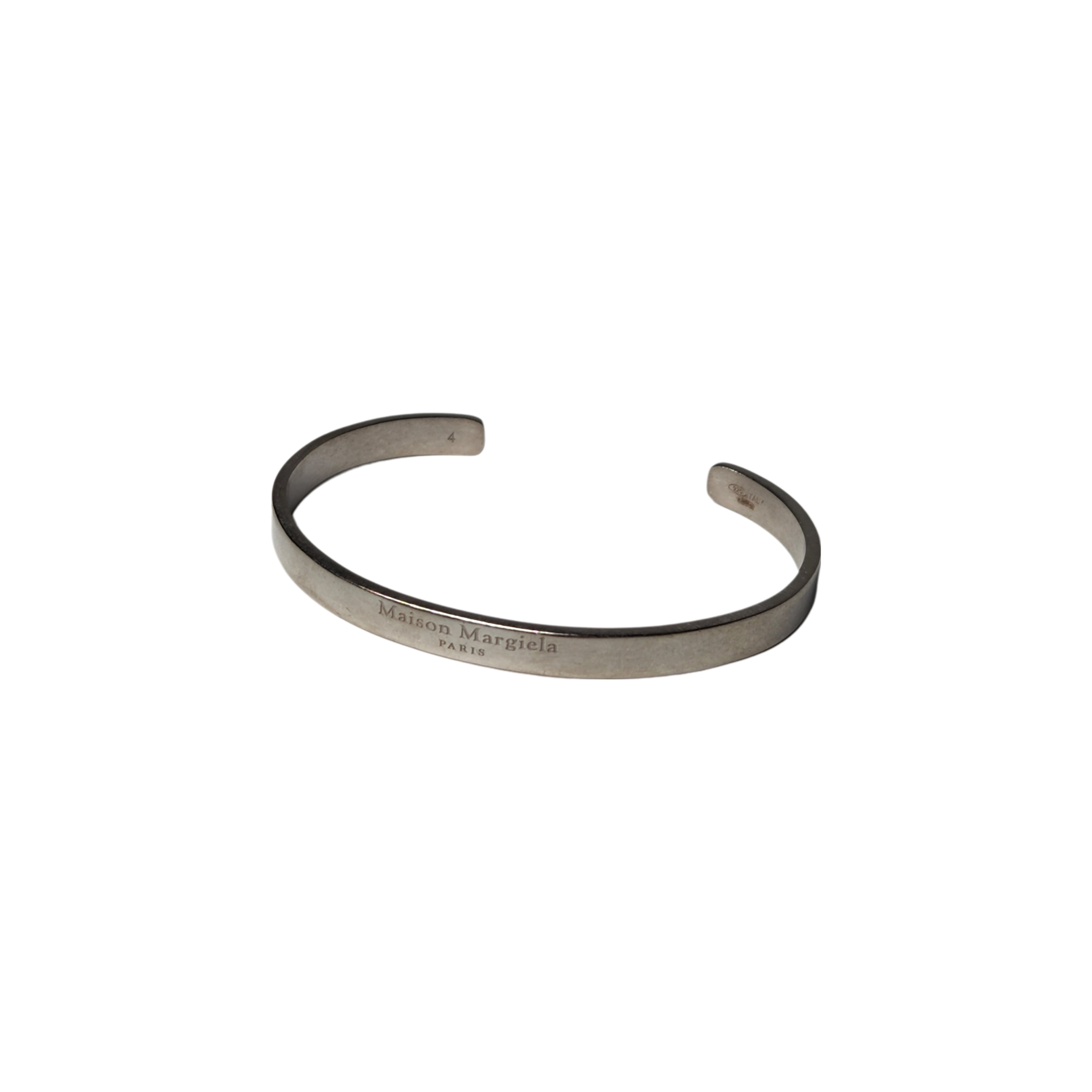 Maison Margiela-＜GENDERLESS＞SILVER LOGO BANGLE-NOWALL