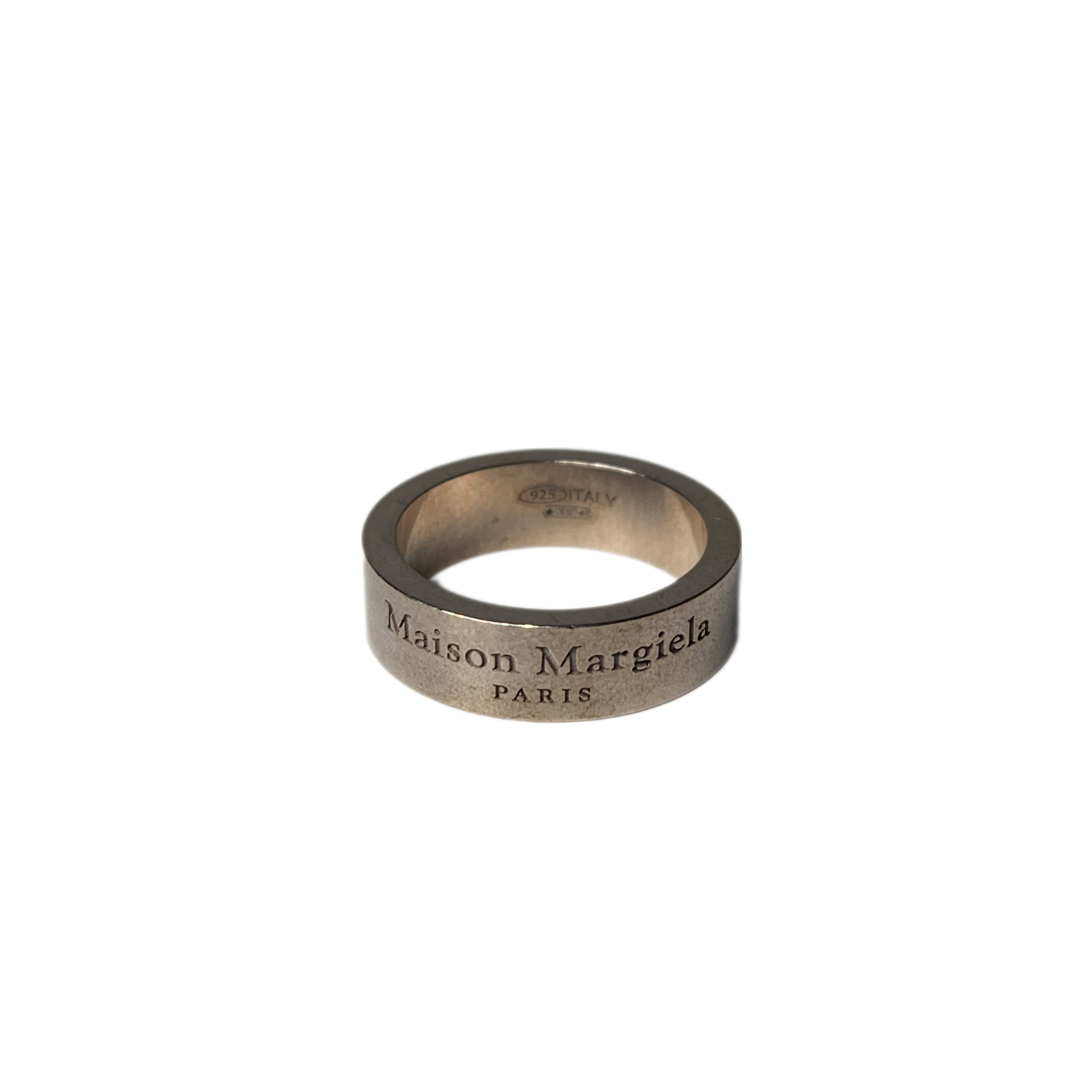 Maison Margiela-＜GENDERLESS＞SILVER LOGO RING-NOWALL