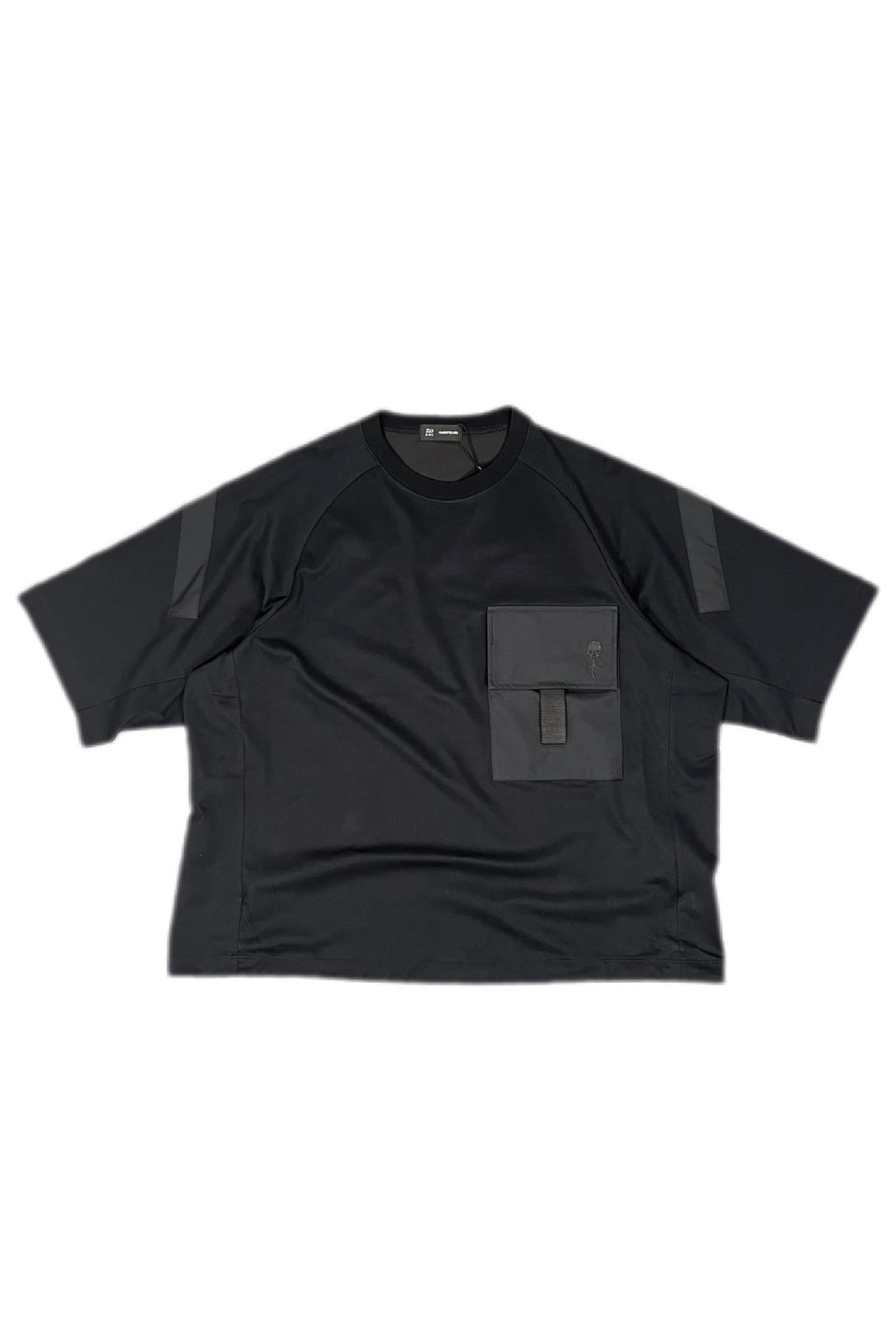 NAUNAU】シャンディクロップTシャツ（black） もったいない