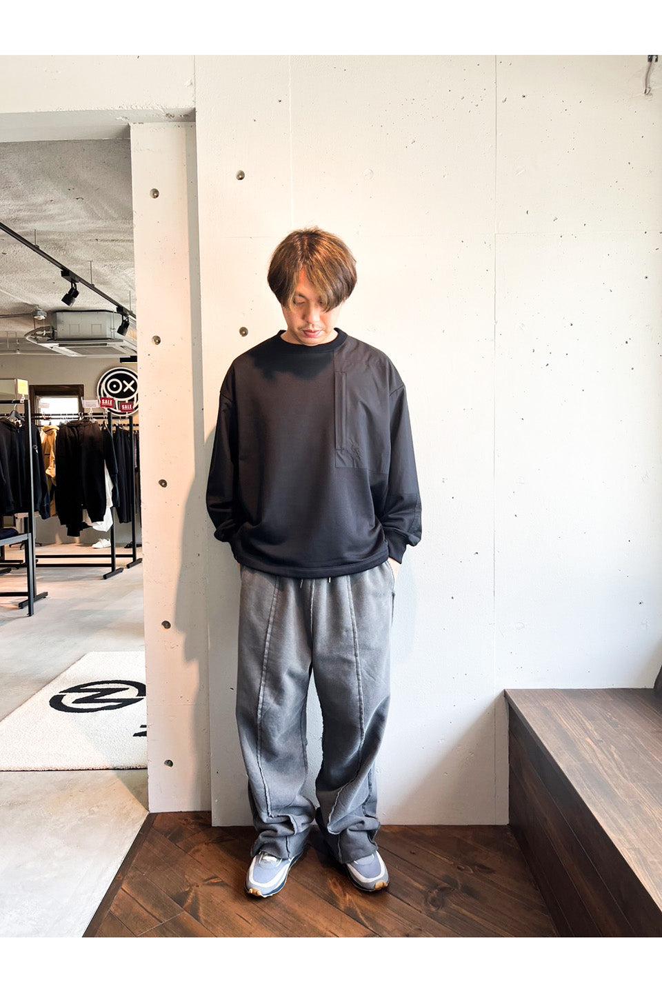 D-VEC × ALMOSTBLACK-H FLC CGUARD LONG T-NOWALL