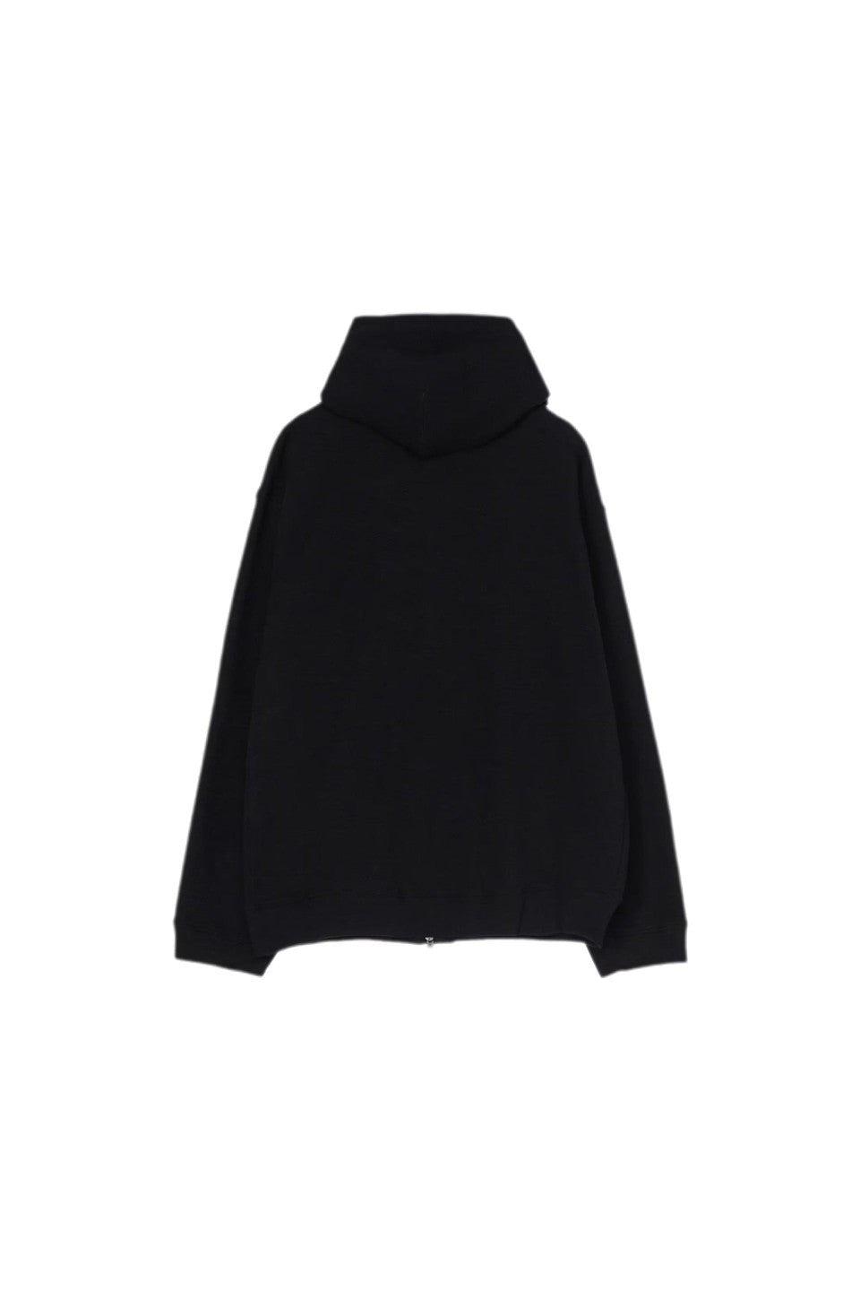 Yohji Yamamoto POUR HOMME - HIGHLAND JERSEY FRONT OPEN HOODIE フーディ パーカー  ジャージ ヨウジヤマモト