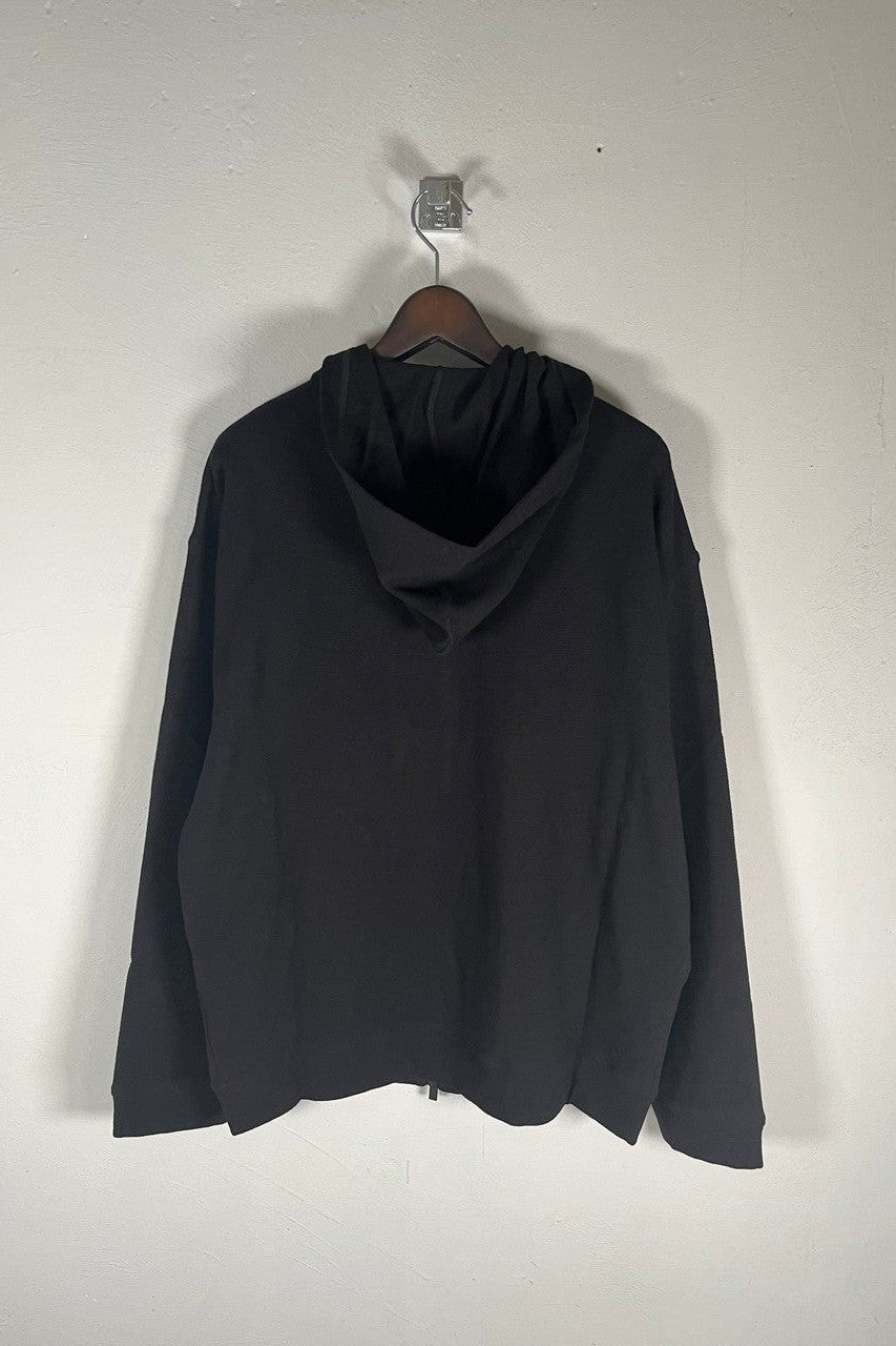 Yohji Yamamoto POUR HOMME-HIGHLAND JERSEY FRONT OPEN HOODIE-NOWALL