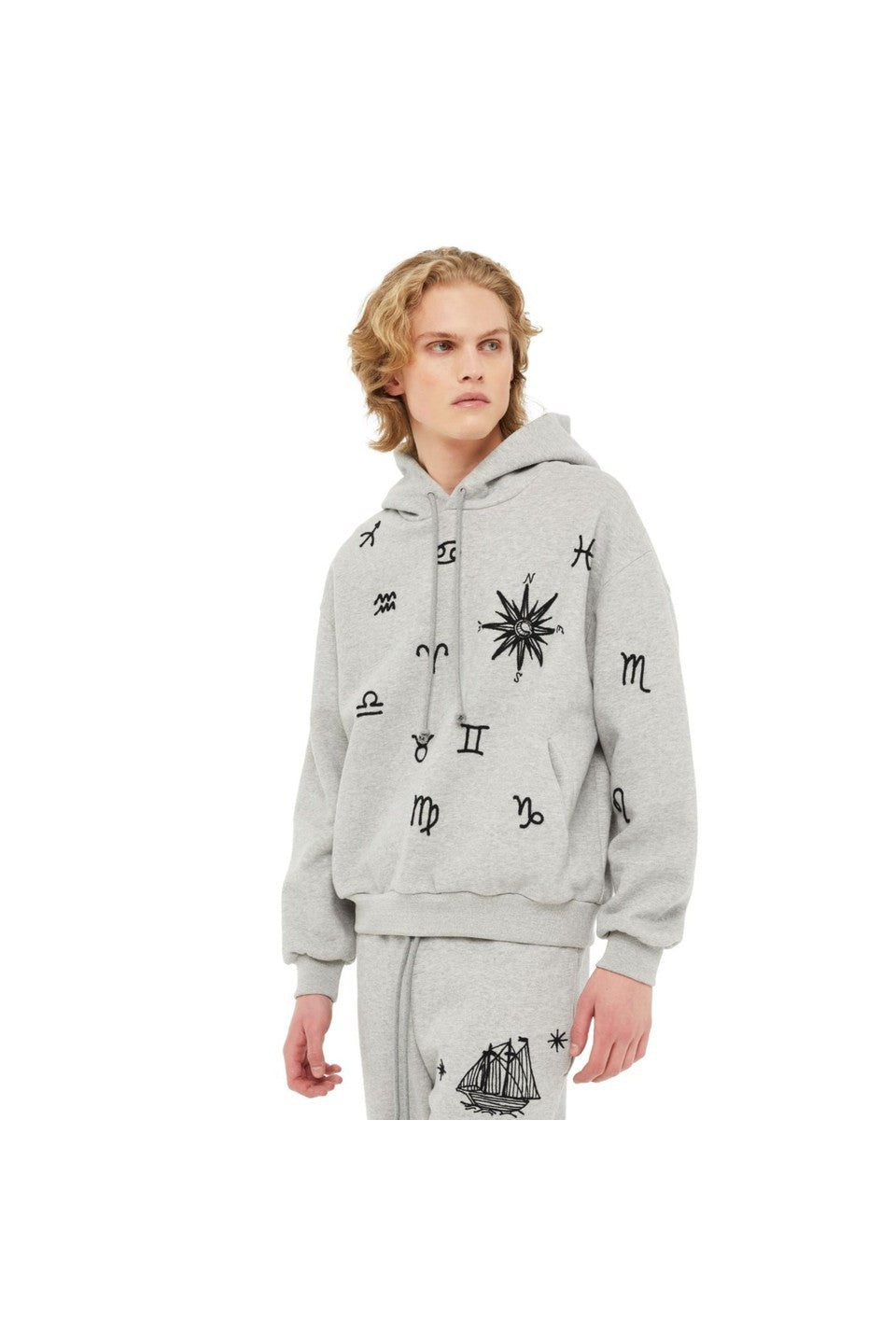 ALANUI-HOROSCOPE FLEECE HOODIE-NOWALL