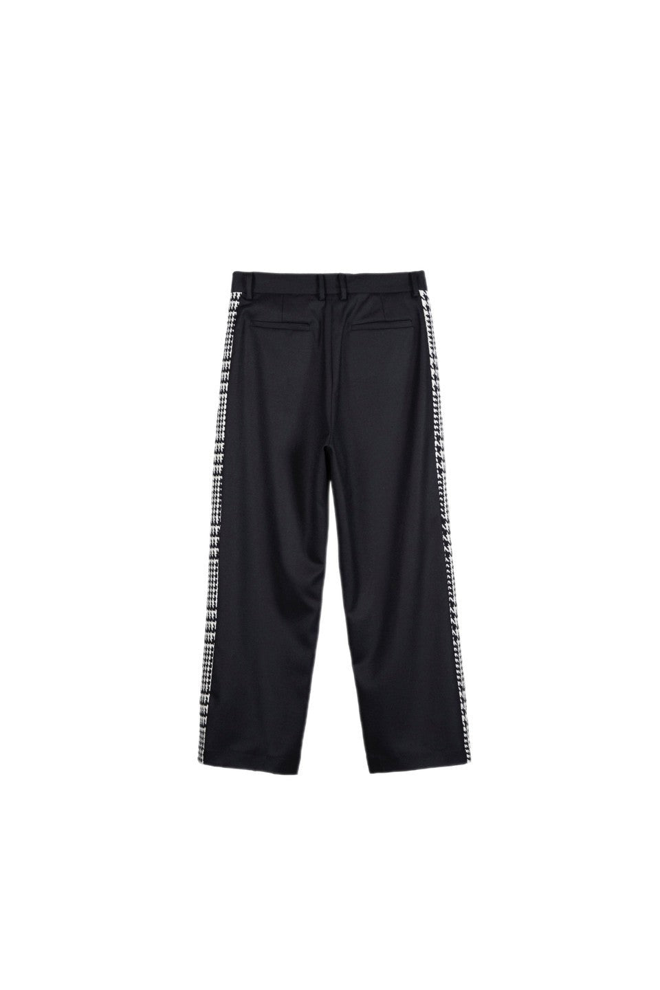 PHENOMENON-HOUNDSTOOTH WOOL TROUSERS PANTS-NOWALL