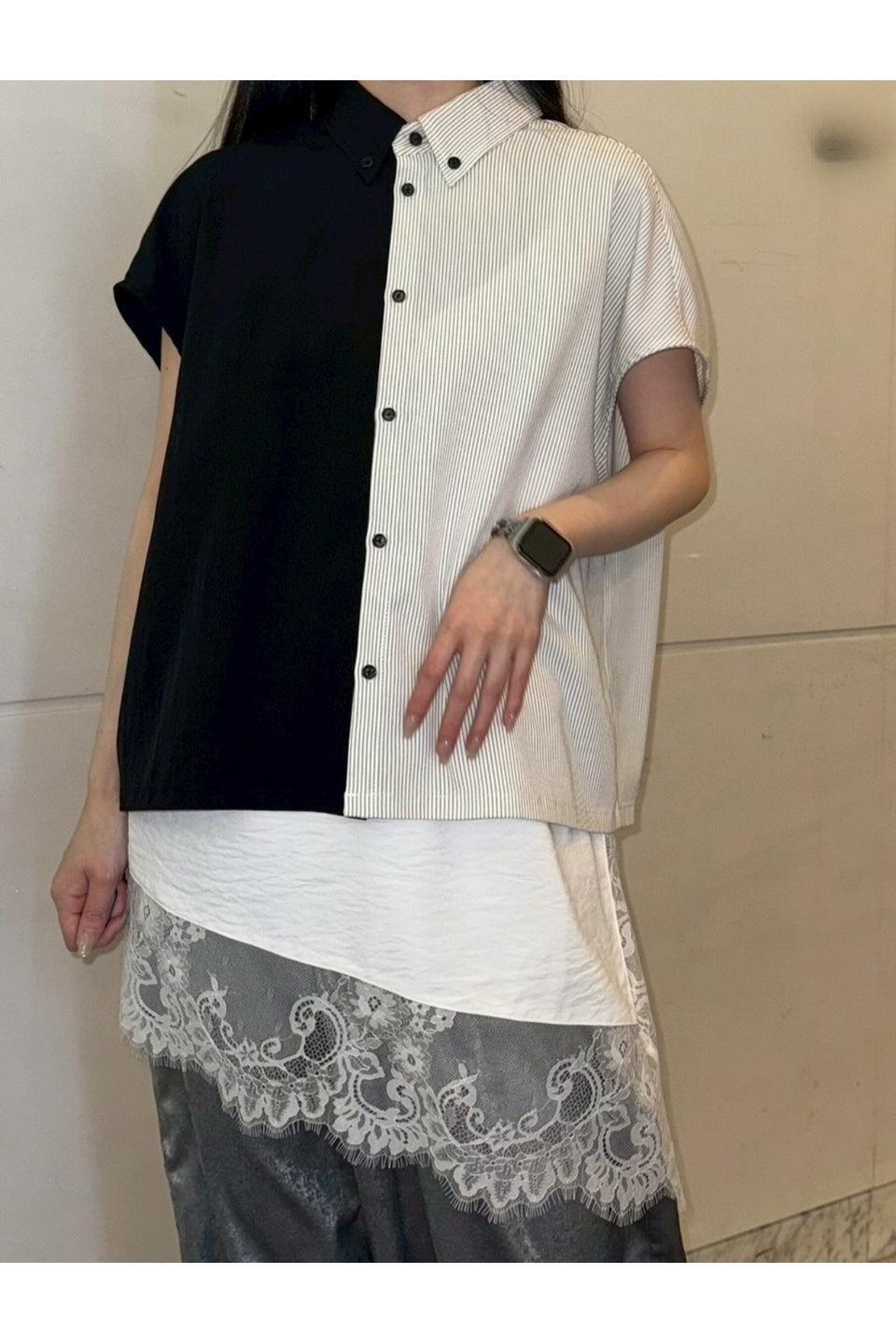 MICALLE MICALLE-Half Docking Shirt-NOWALL