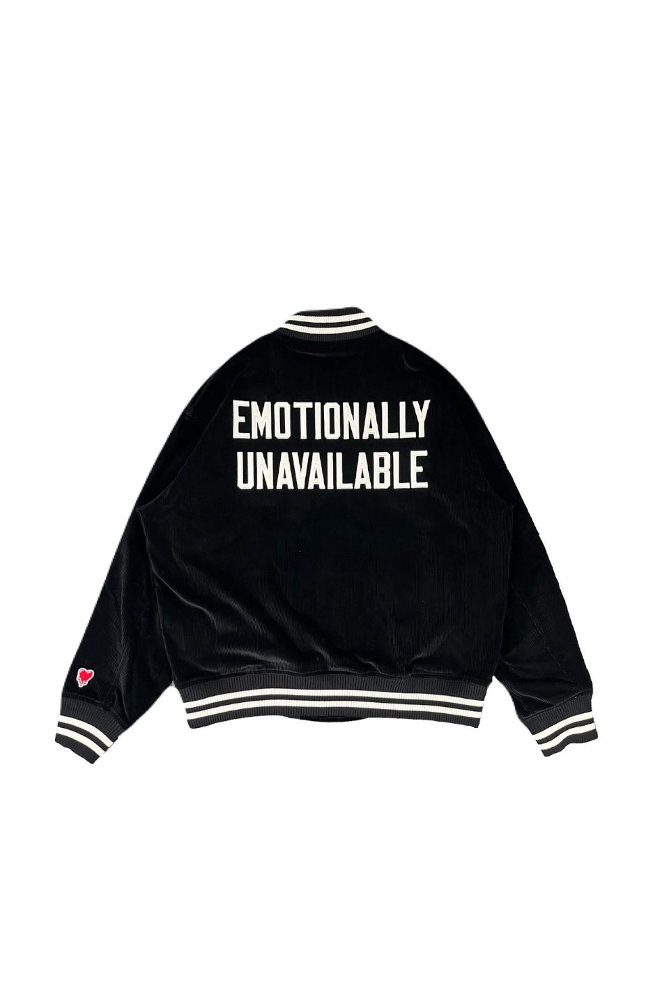 EMOTIONALLY UNAVAILABLE-Heart LG Corduroy Jacket-NOWALL