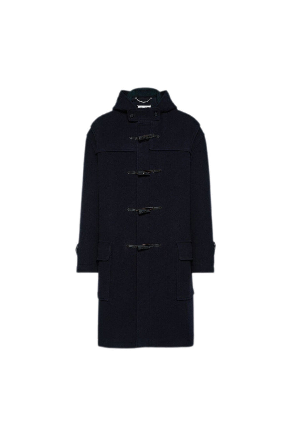 Maison Margiela-Hooded Wool Duffel Coat-NOWALL