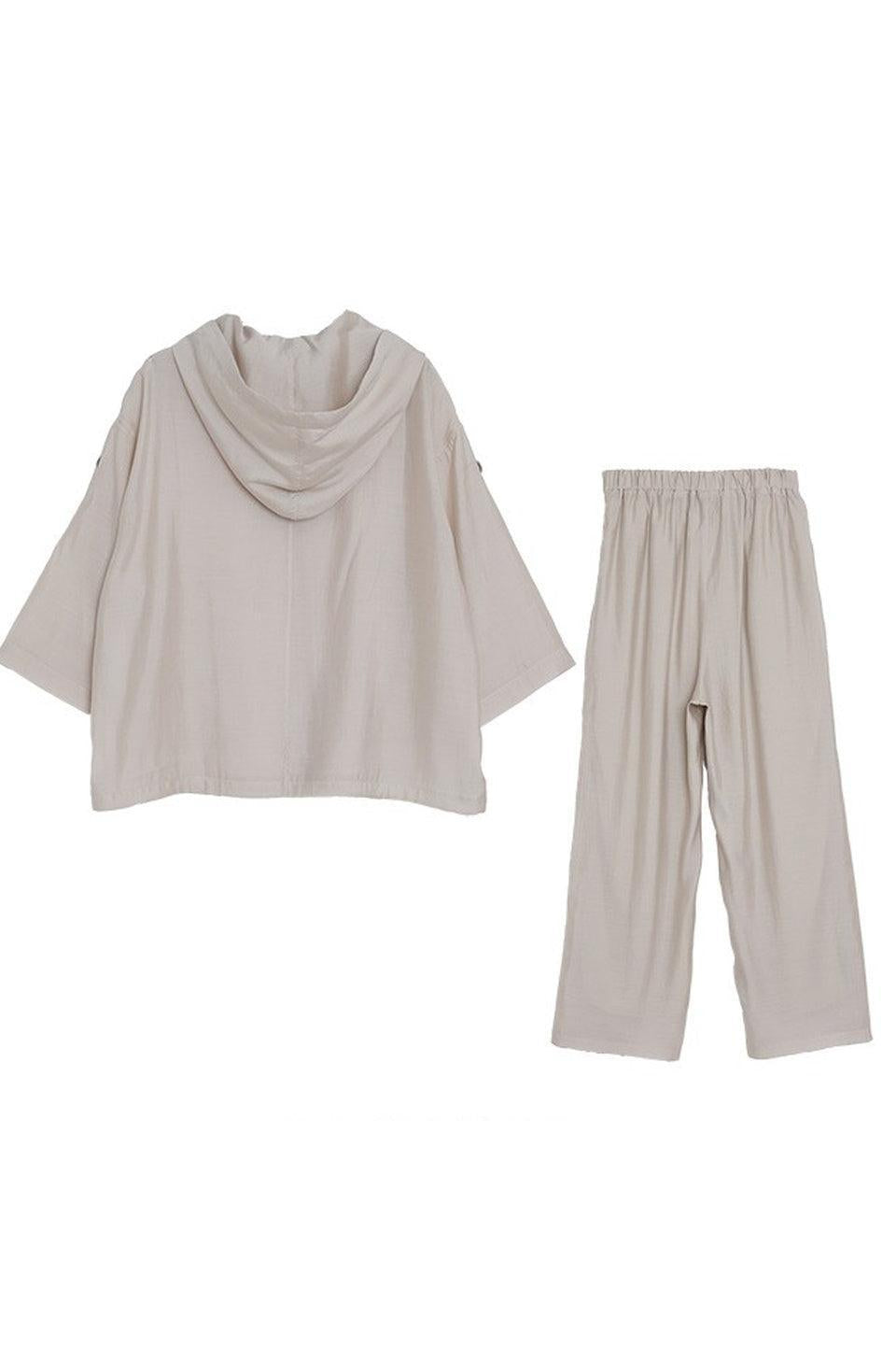 MICALLE MICALLE-Hoodie Set Up-NOWALL