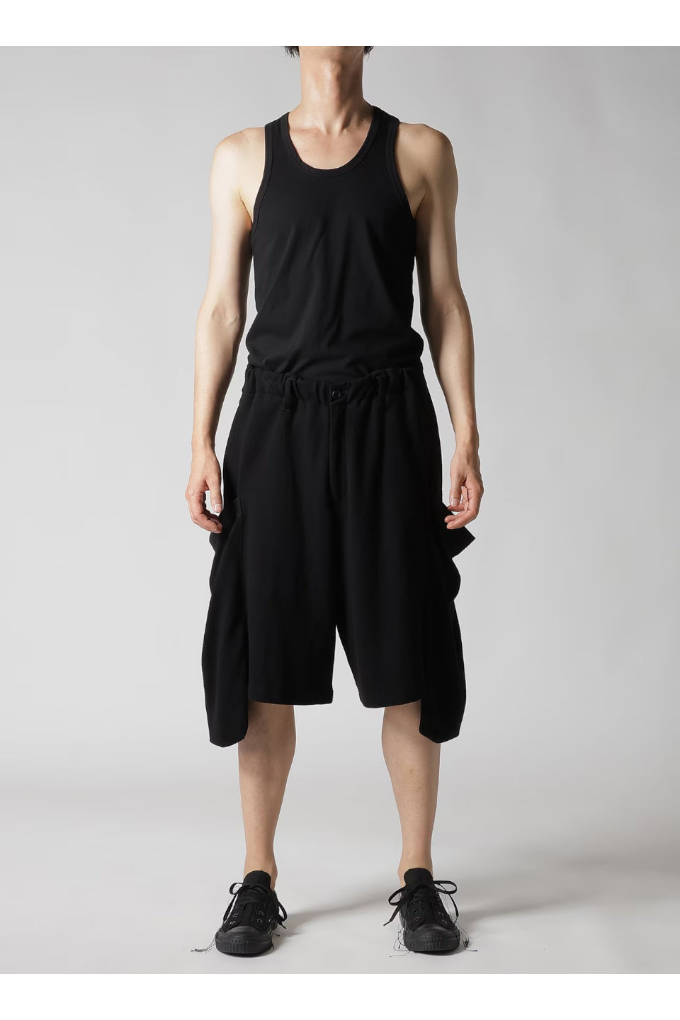 Yohji Yamamoto POUR HOMME-Horizontal Decay Big Pocket Pants-NOWALL