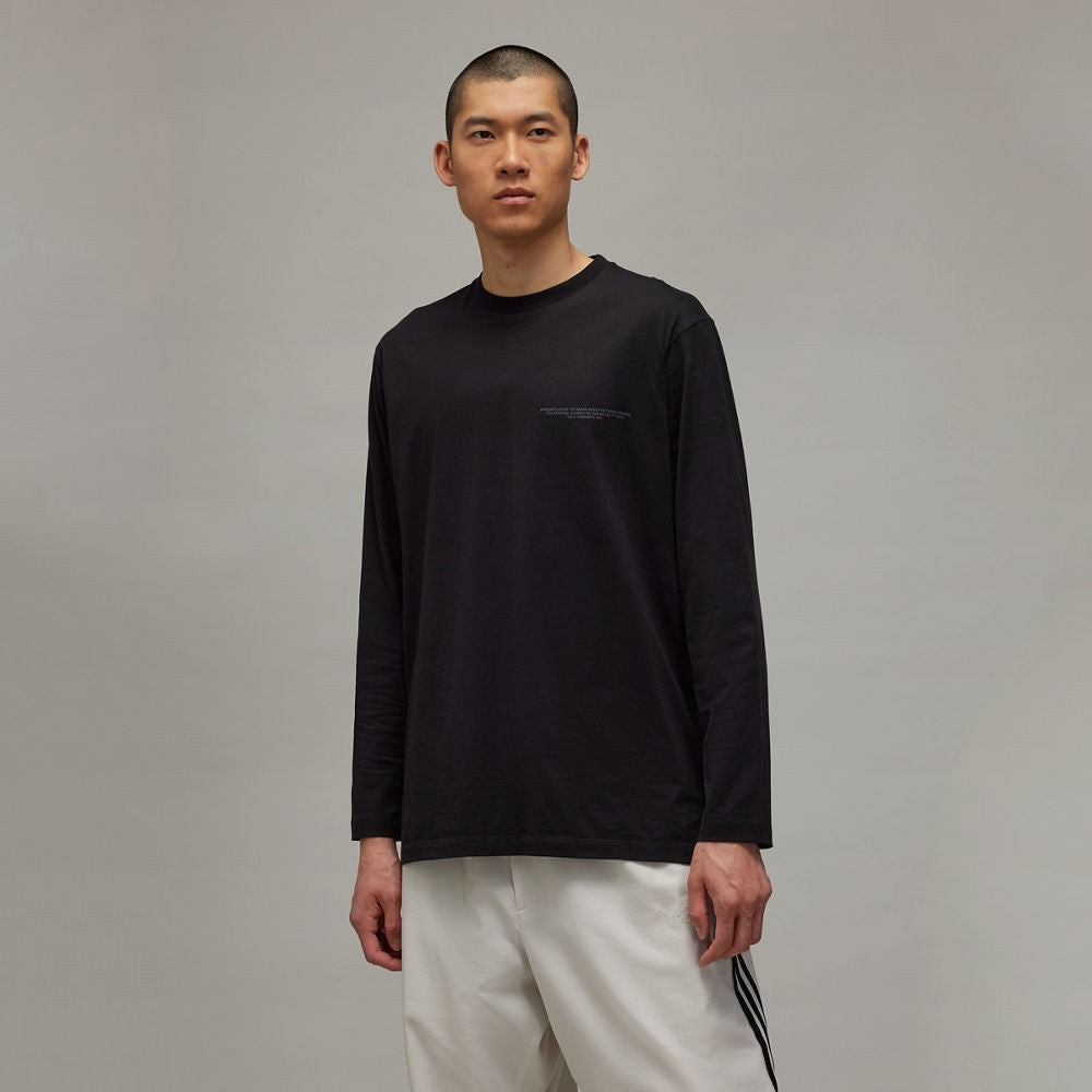 Y-3-LOGO LS TEE-NOWALL