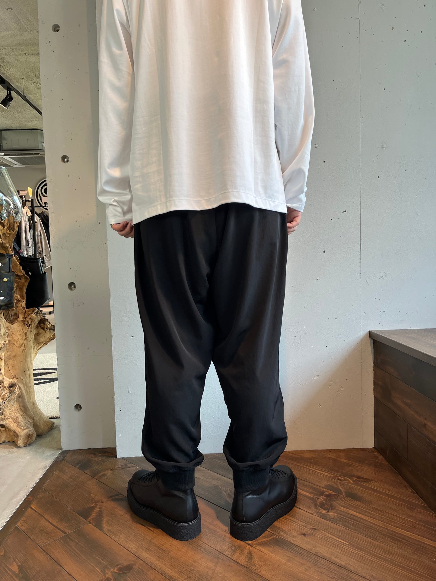 TA TUXEDO SWEAT PANTS WITH SIDE TAPES